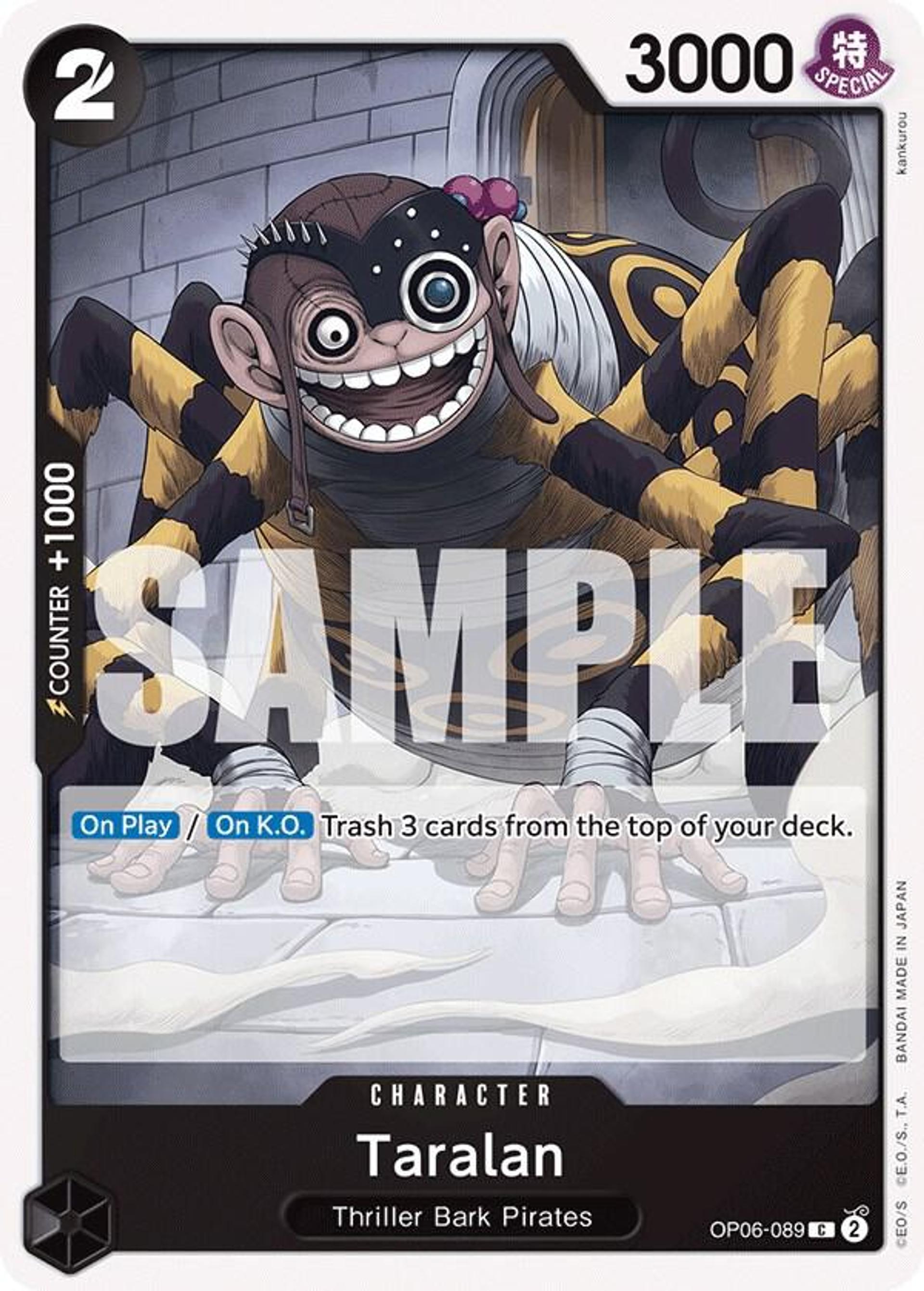 Taralan — Wings of the Captain — One Piece Card Game