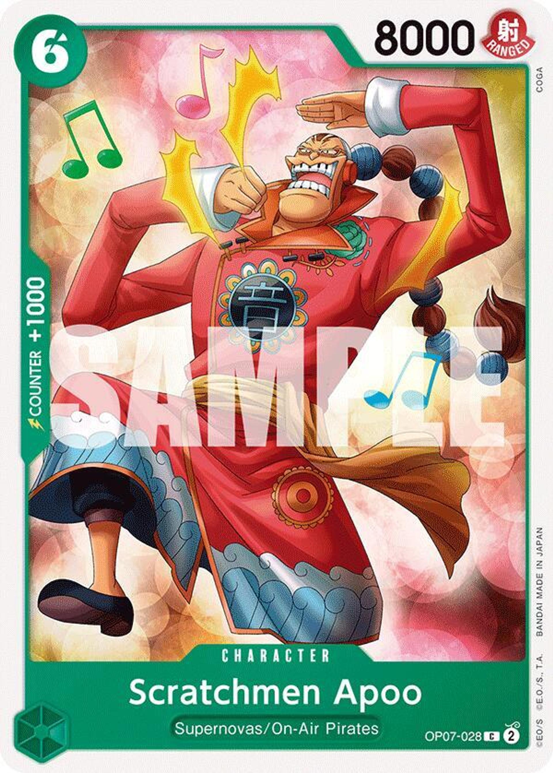 Scratchmen Apoo — 500 Years in the Future — One Piece Card Game