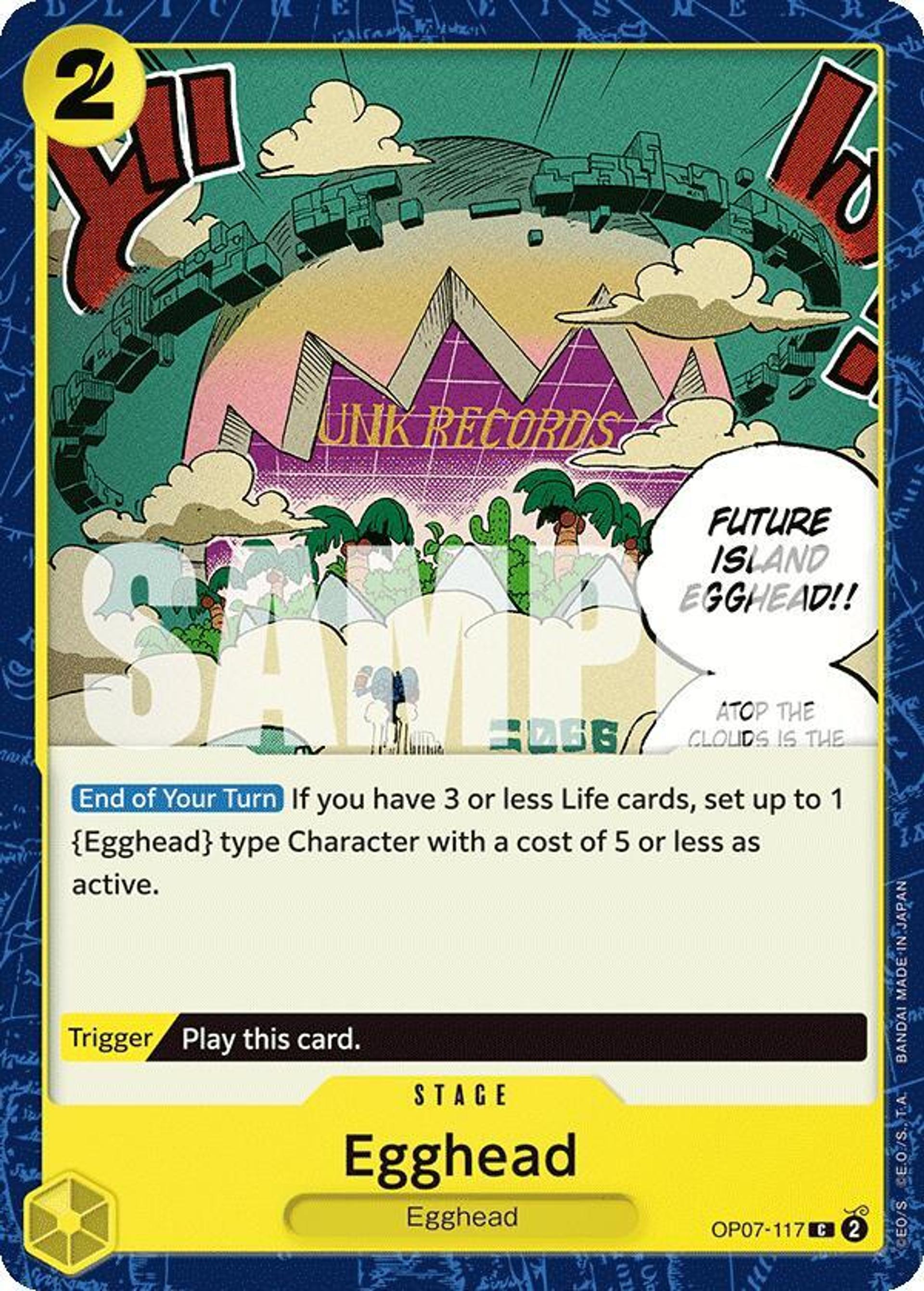 Egghead — 500 Years in the Future — One Piece Card Game