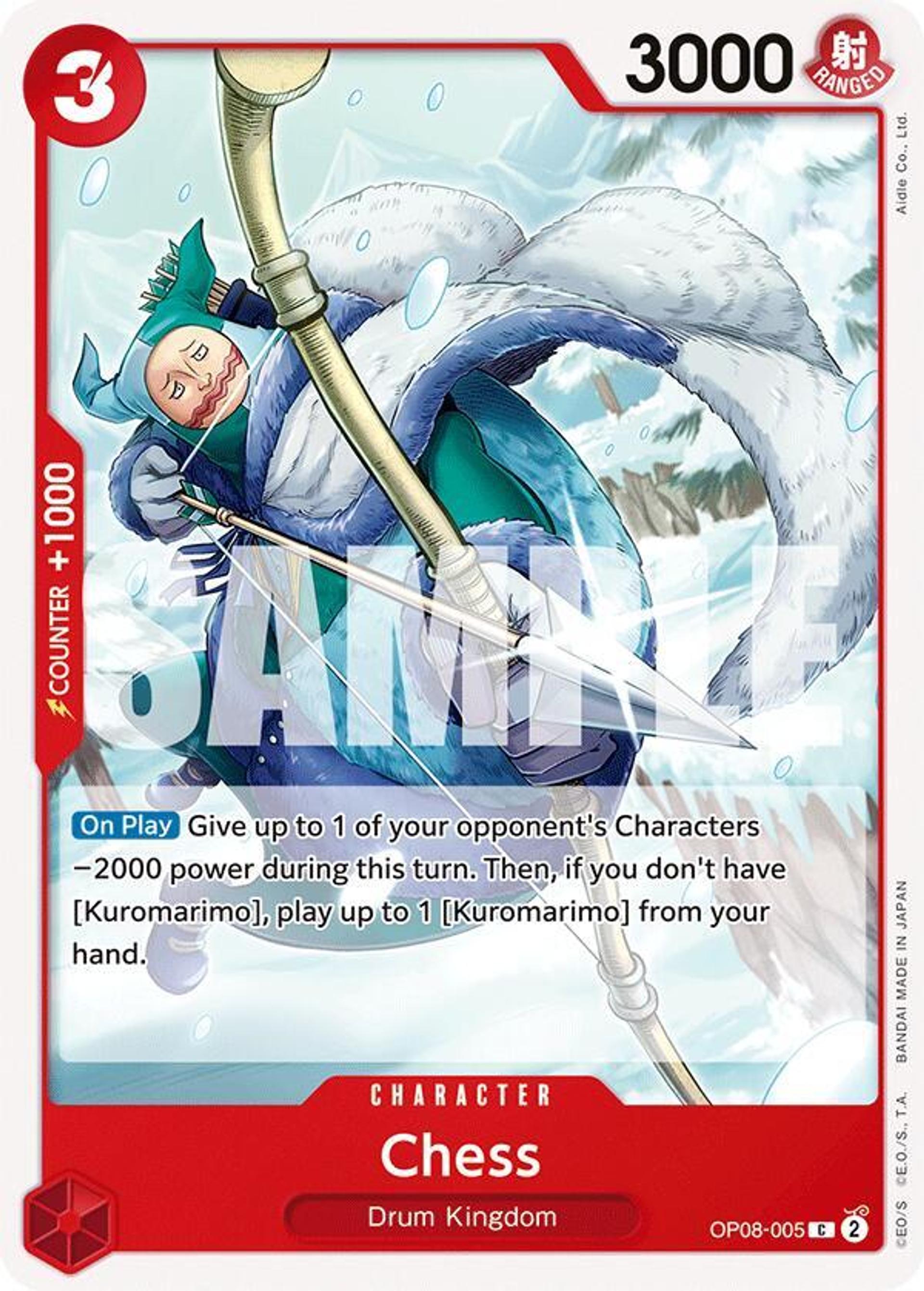 Chess — Two Legends — One Piece Card Game