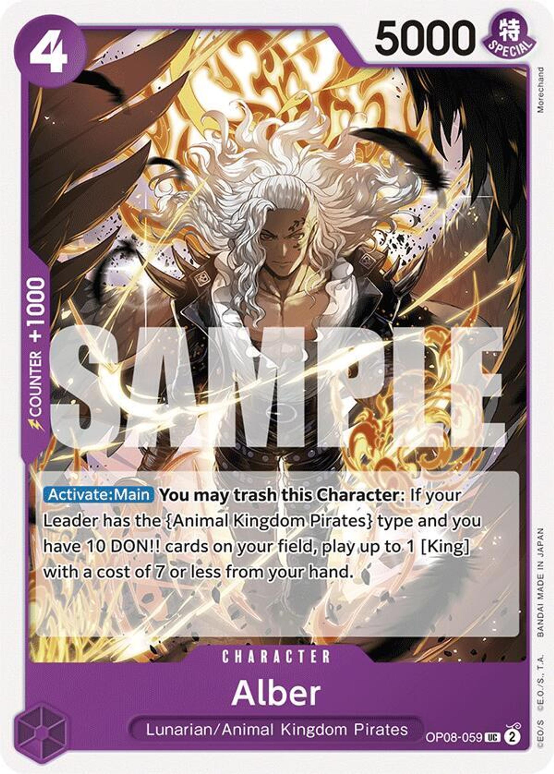 Alber — Two Legends — One Piece Card Game