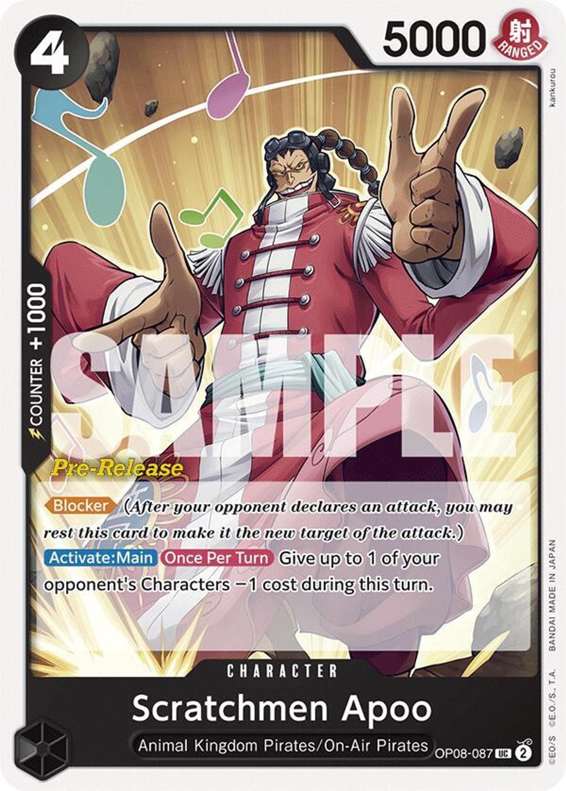 Scratchmen Apoo — Premium Booster -The Best- Vol. 2 — One Piece Card Game
