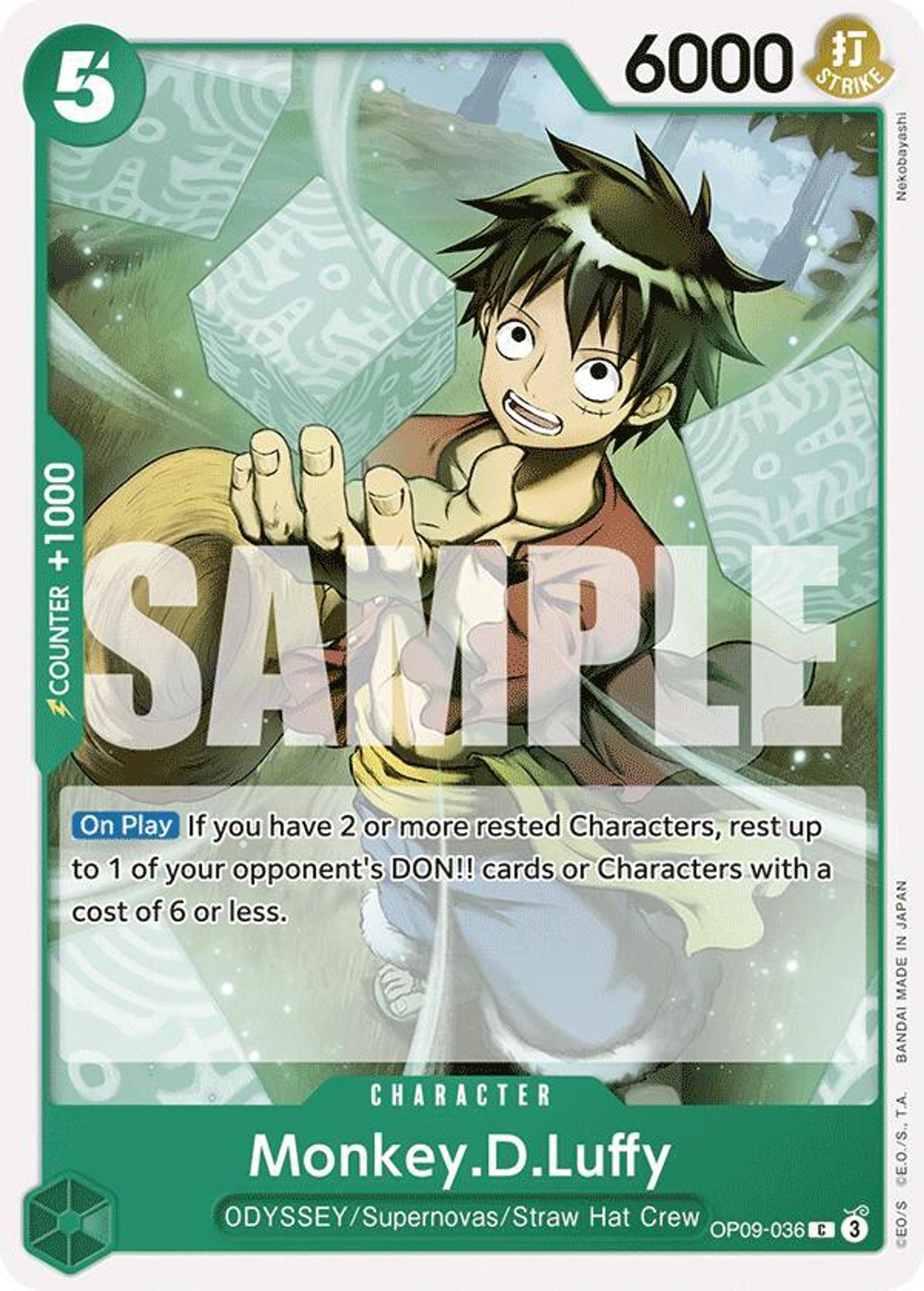 Monkey.D.Luffy (036) — Emperors in the New World — One Piece Card Game