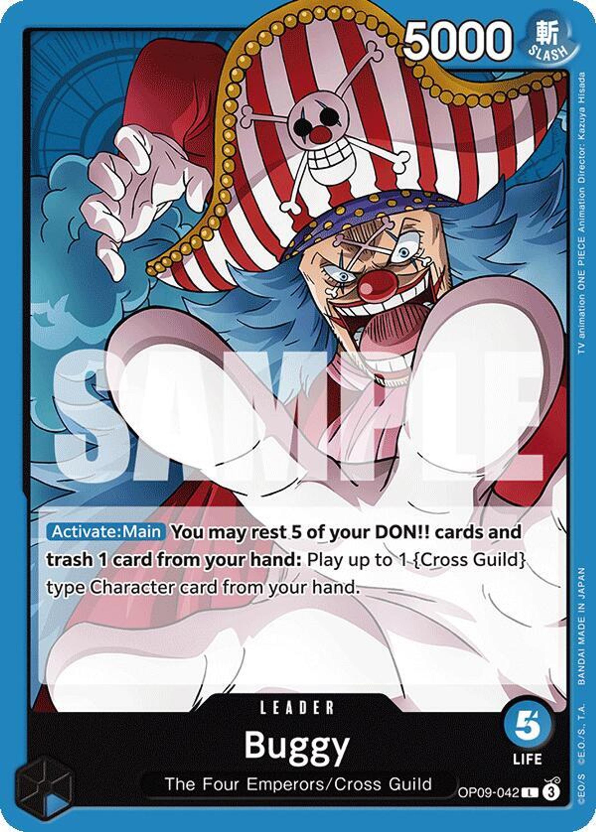 Buggy (042) — Emperors in the New World — One Piece Card Game