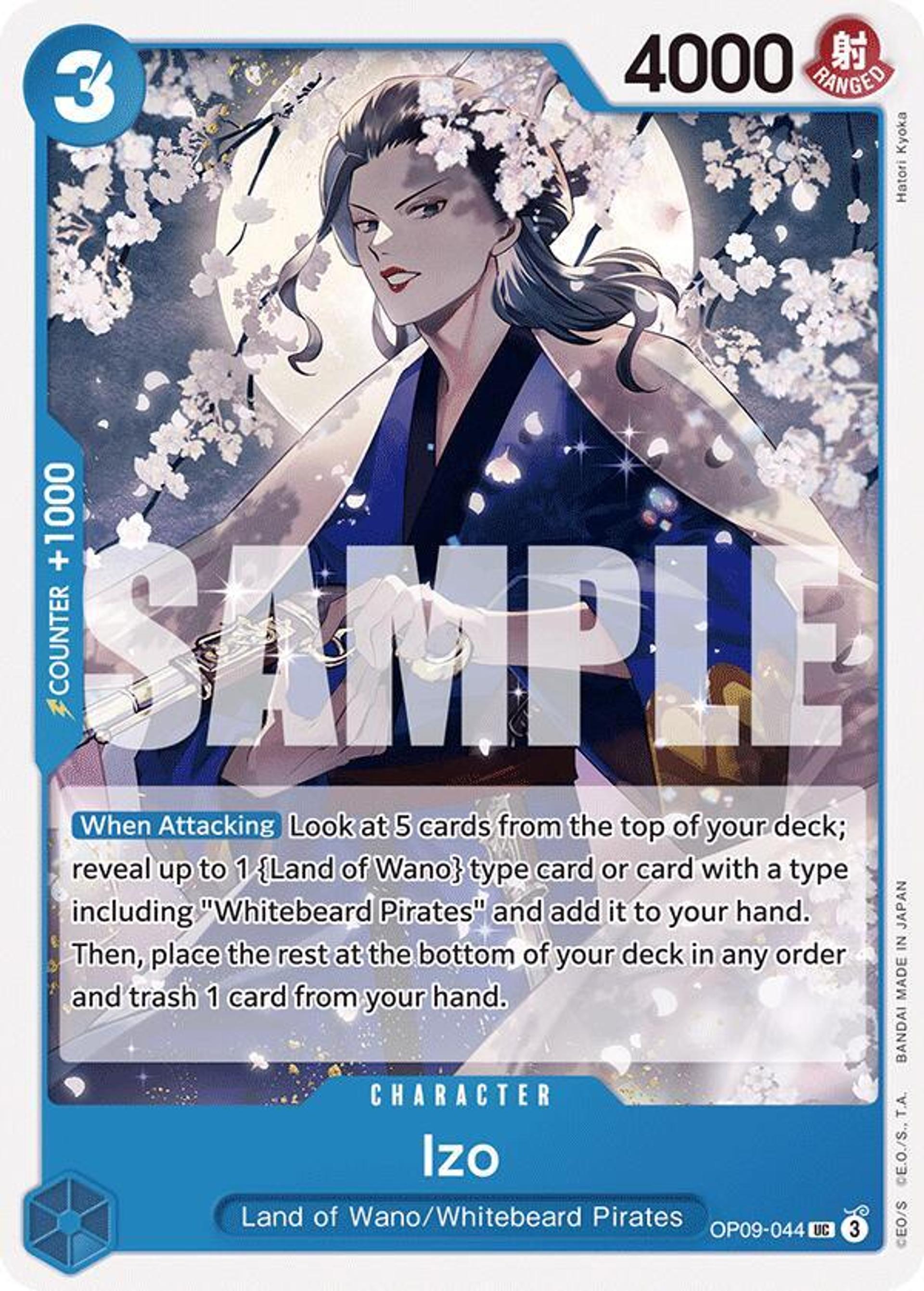 Izo — Emperors in the New World — One Piece Card Game