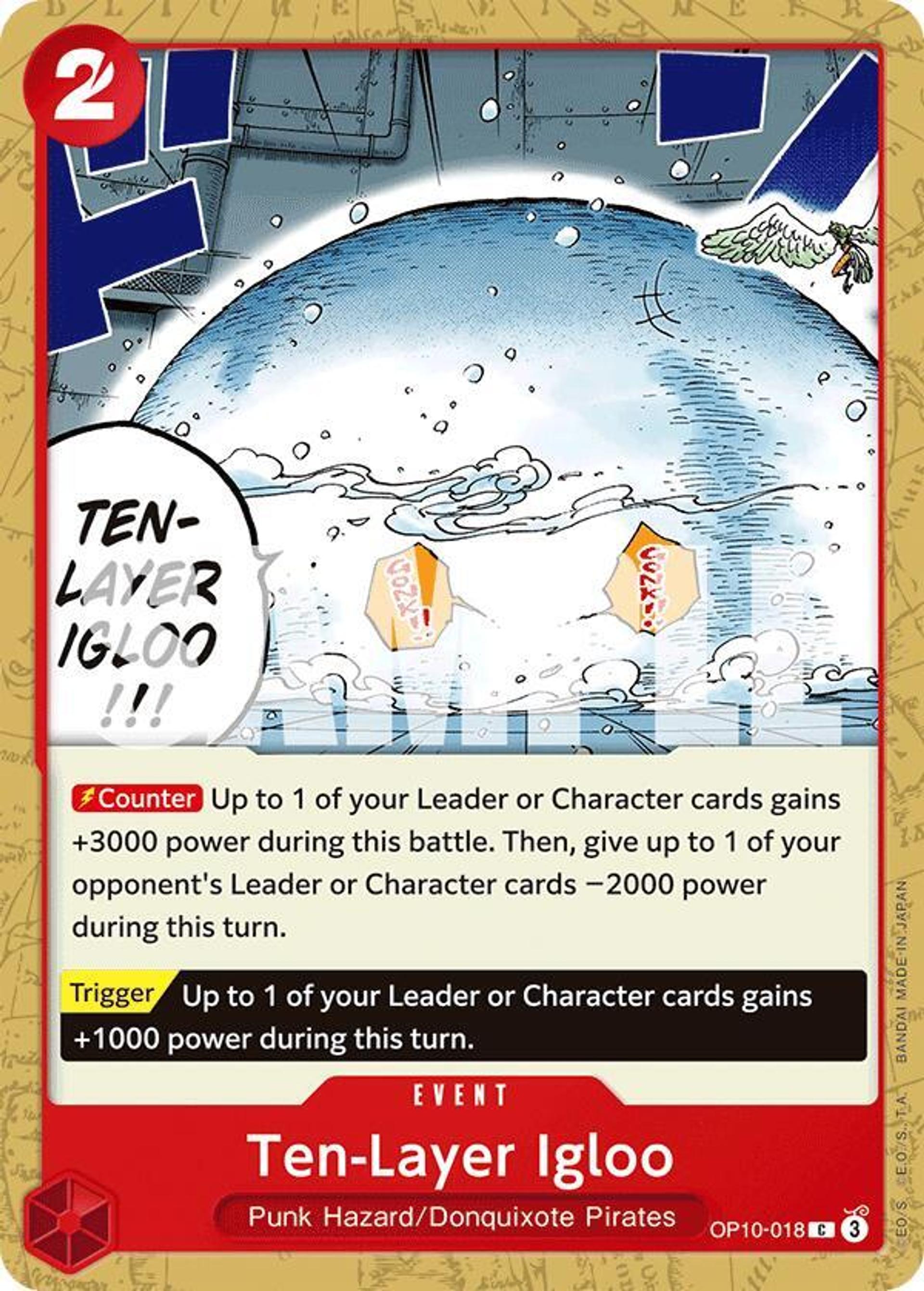 Ten-Layer Igloo — Royal Blood — One Piece Card Game