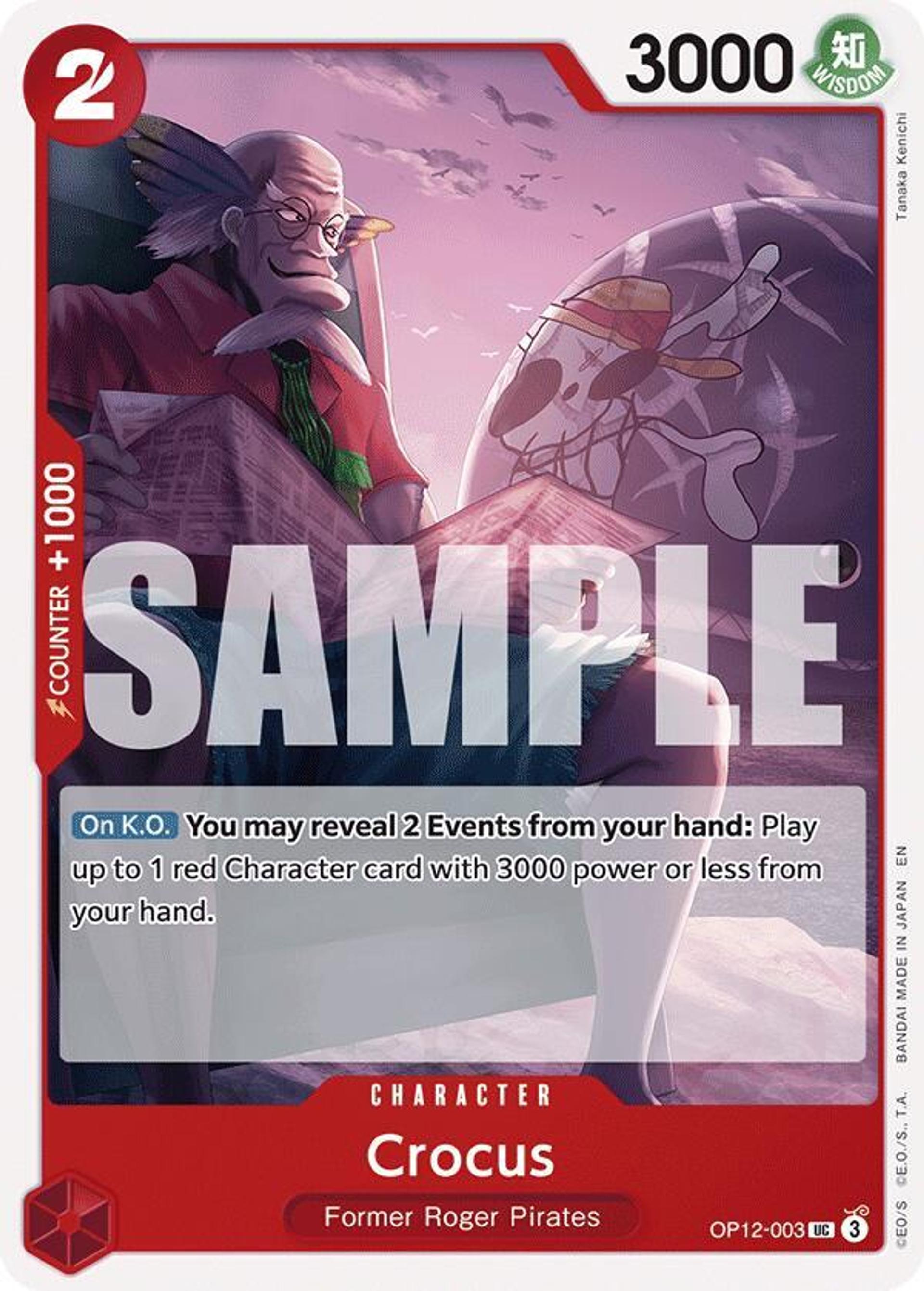 Crocus — Legacy of the Master — One Piece Card Game