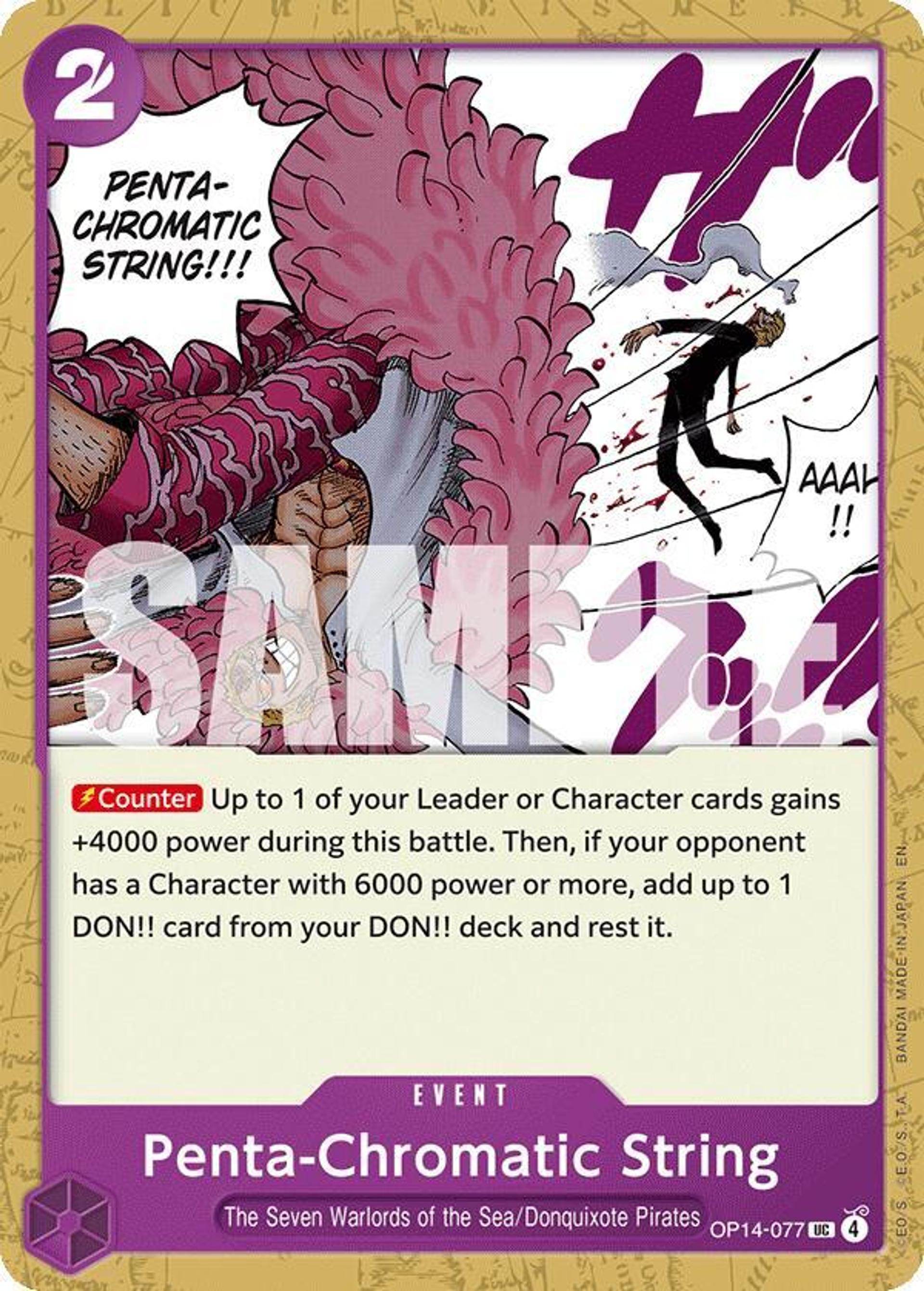 Penta-Chromatic String — The Azure Sea's Seven — One Piece Card Game