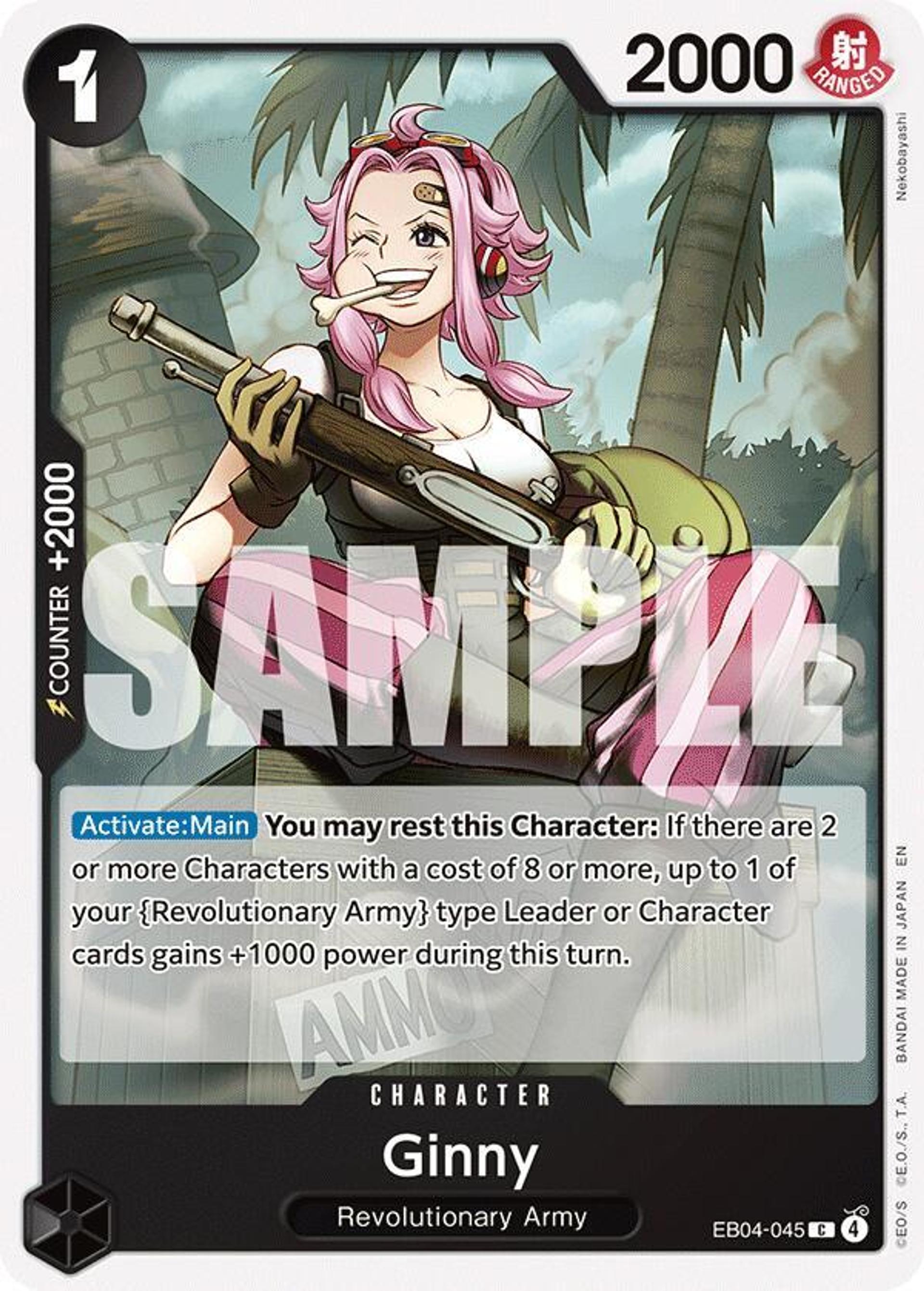 Ginny — Adventure on Kami's Island — One Piece Card Game