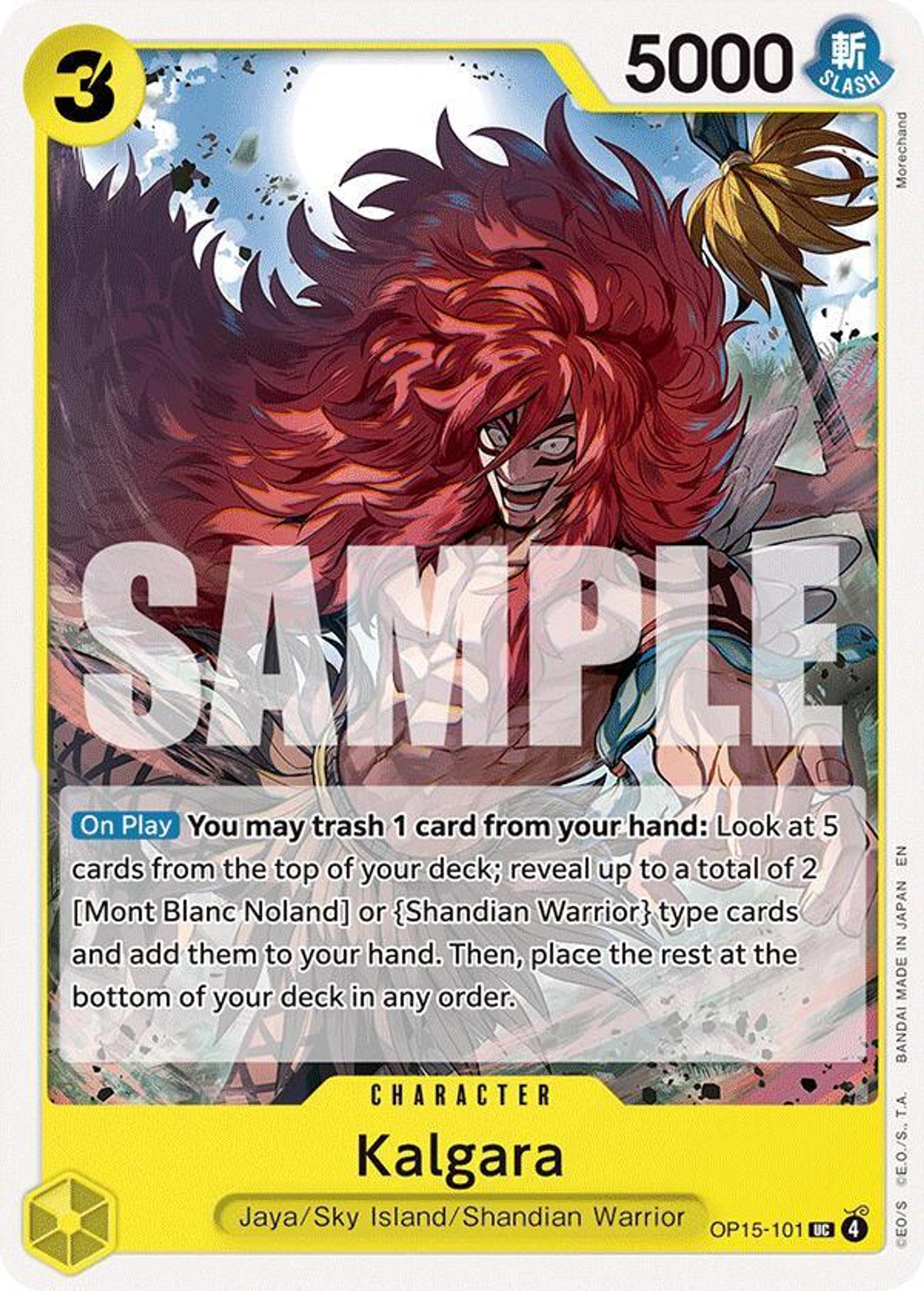 Kalgara — Adventure on Kami's Island — One Piece Card Game