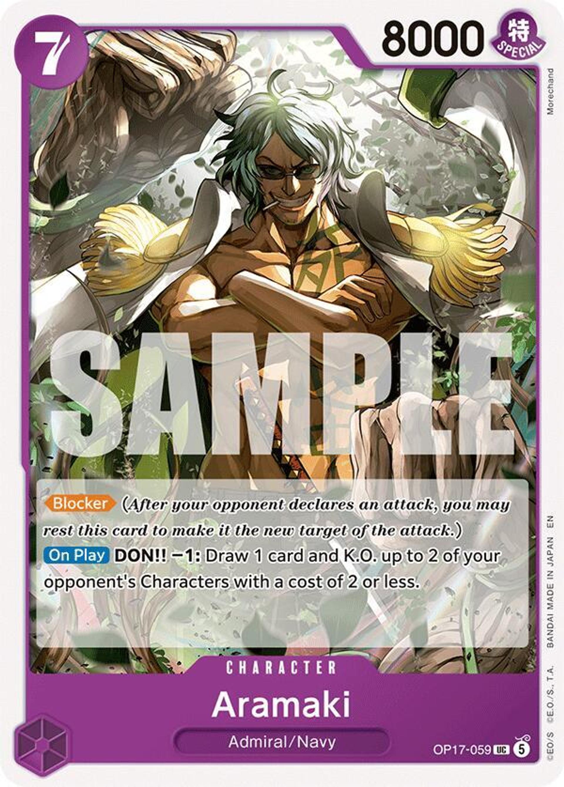 Aramaki — The World's Strongest Warriors — One Piece Card Game