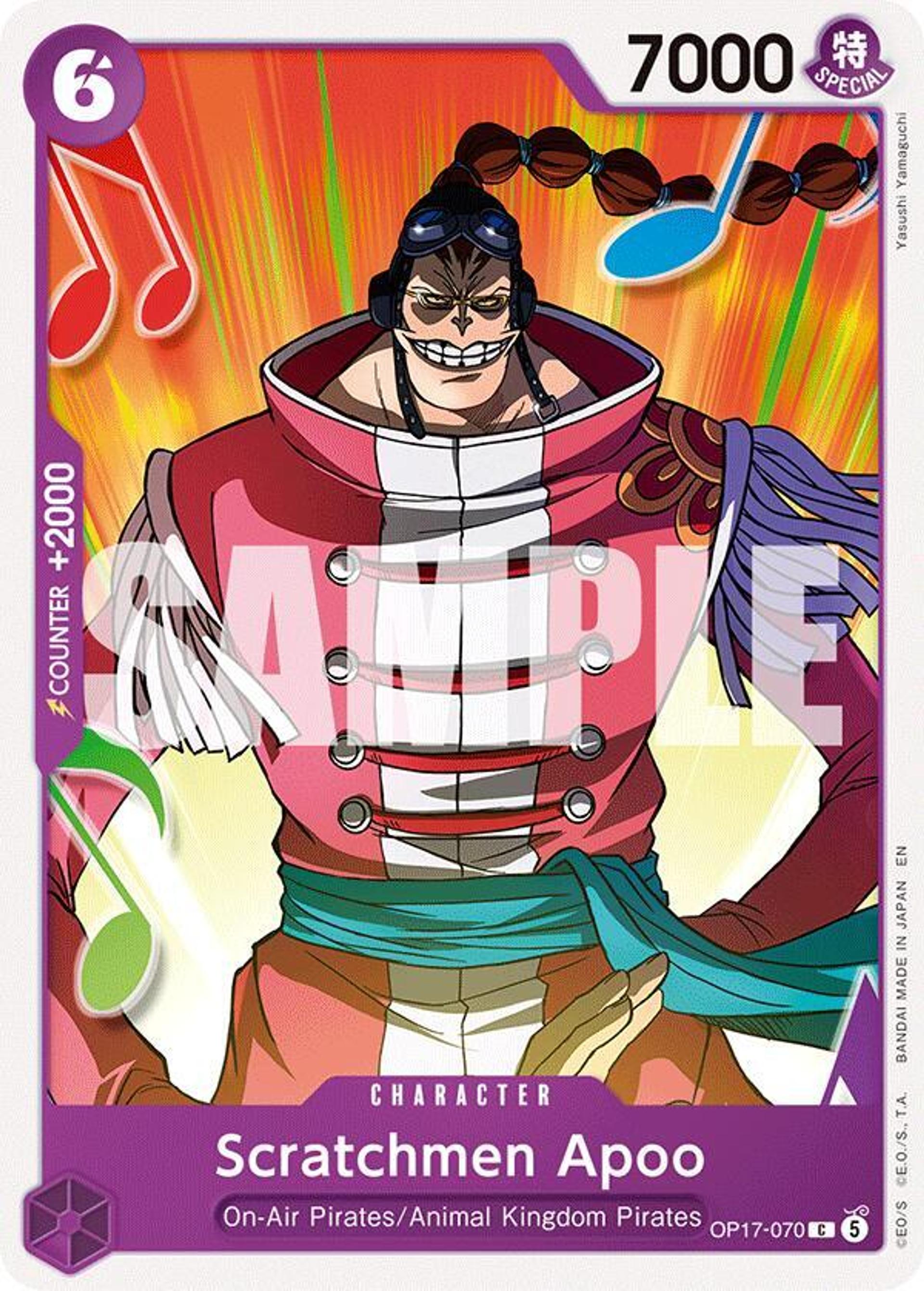 Scratchmen Apoo — The World's Strongest Warriors — One Piece Card Game