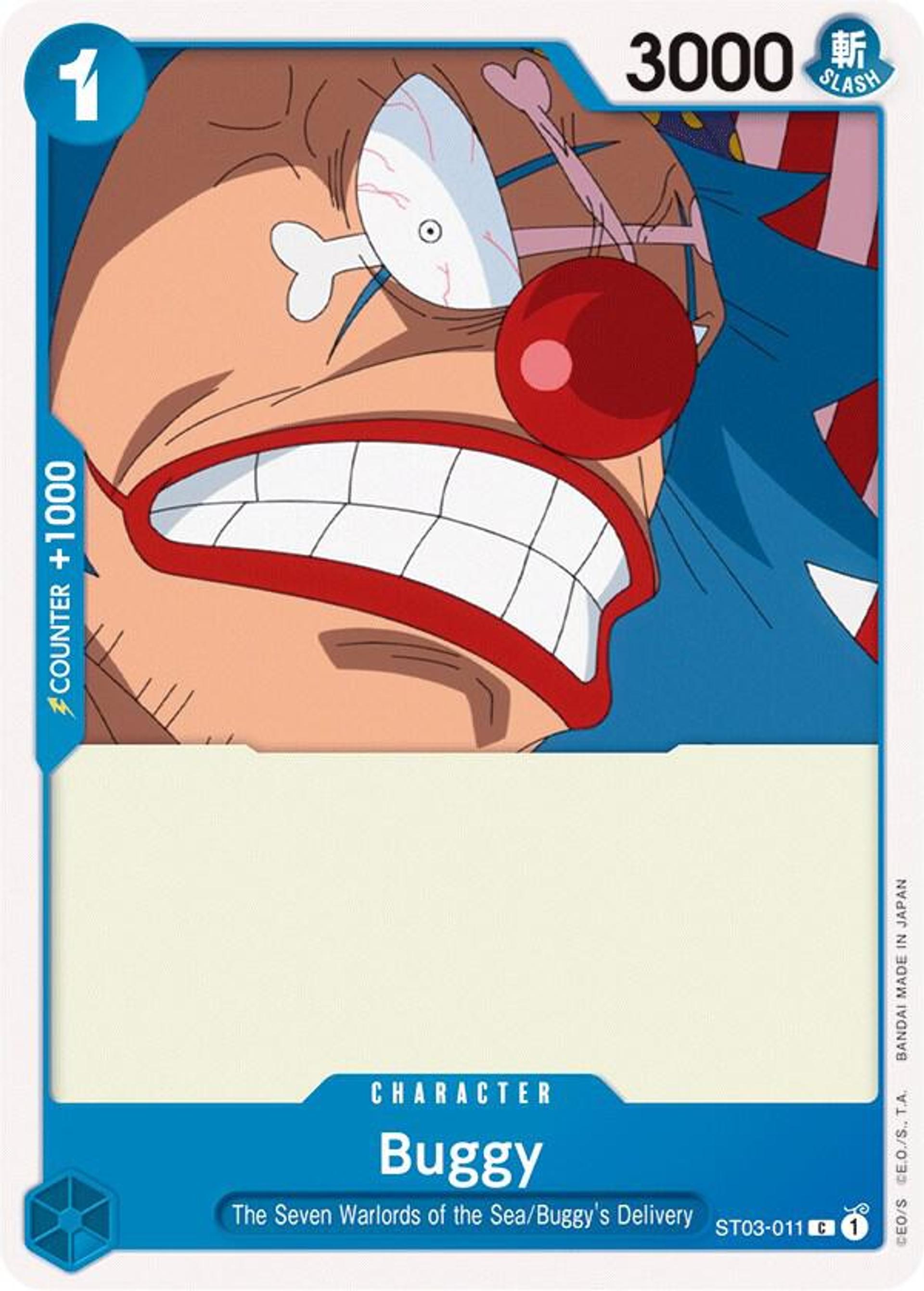 Buggy — Starter Deck 3: The Seven Warlords of The Sea — One Piece Card Game