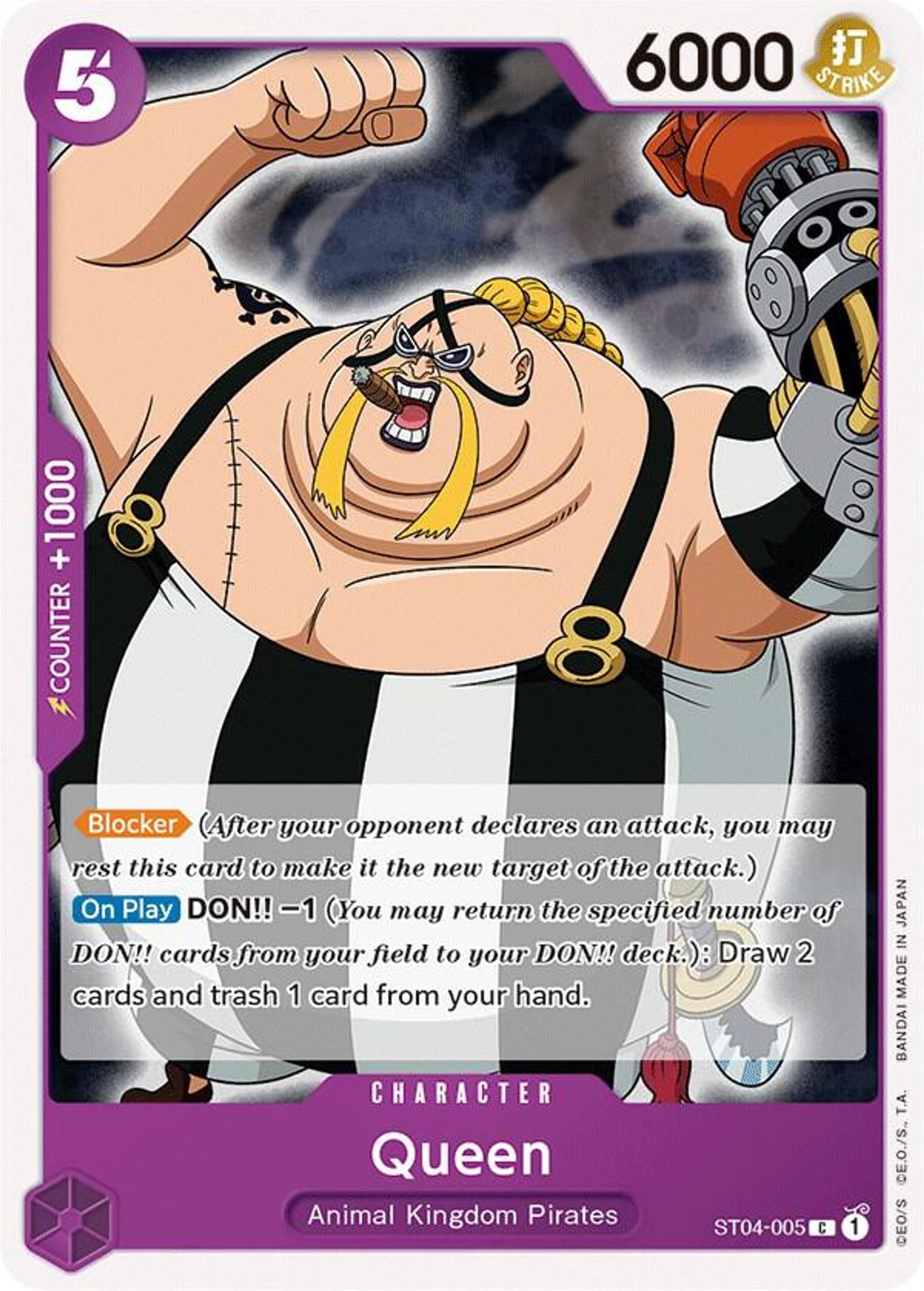 Queen — Starter Deck 4: Animal Kingdom Pirates — One Piece Card Game