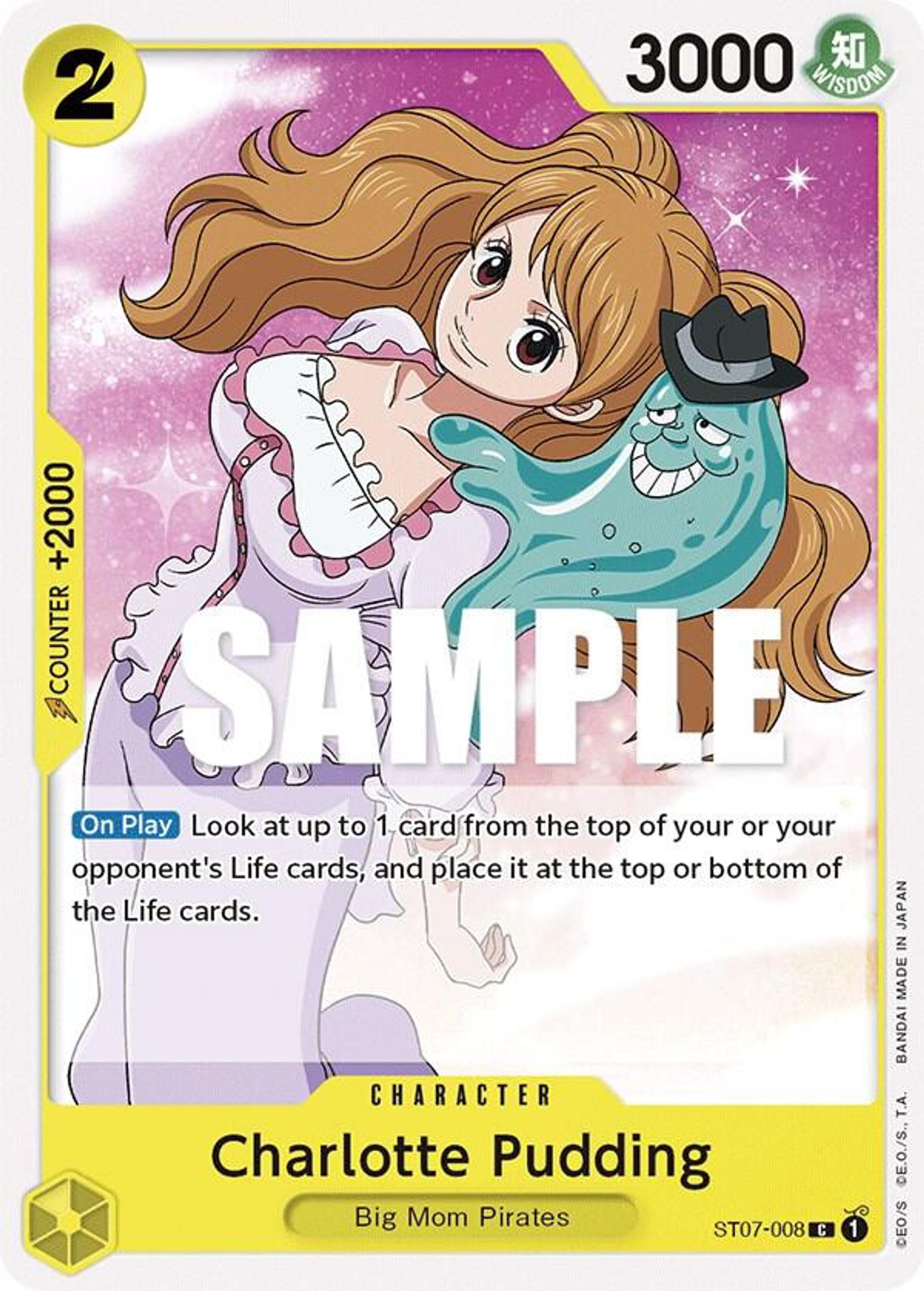 Charlotte Pudding — Starter Deck 7: Big Mom Pirates — One Piece Card Game