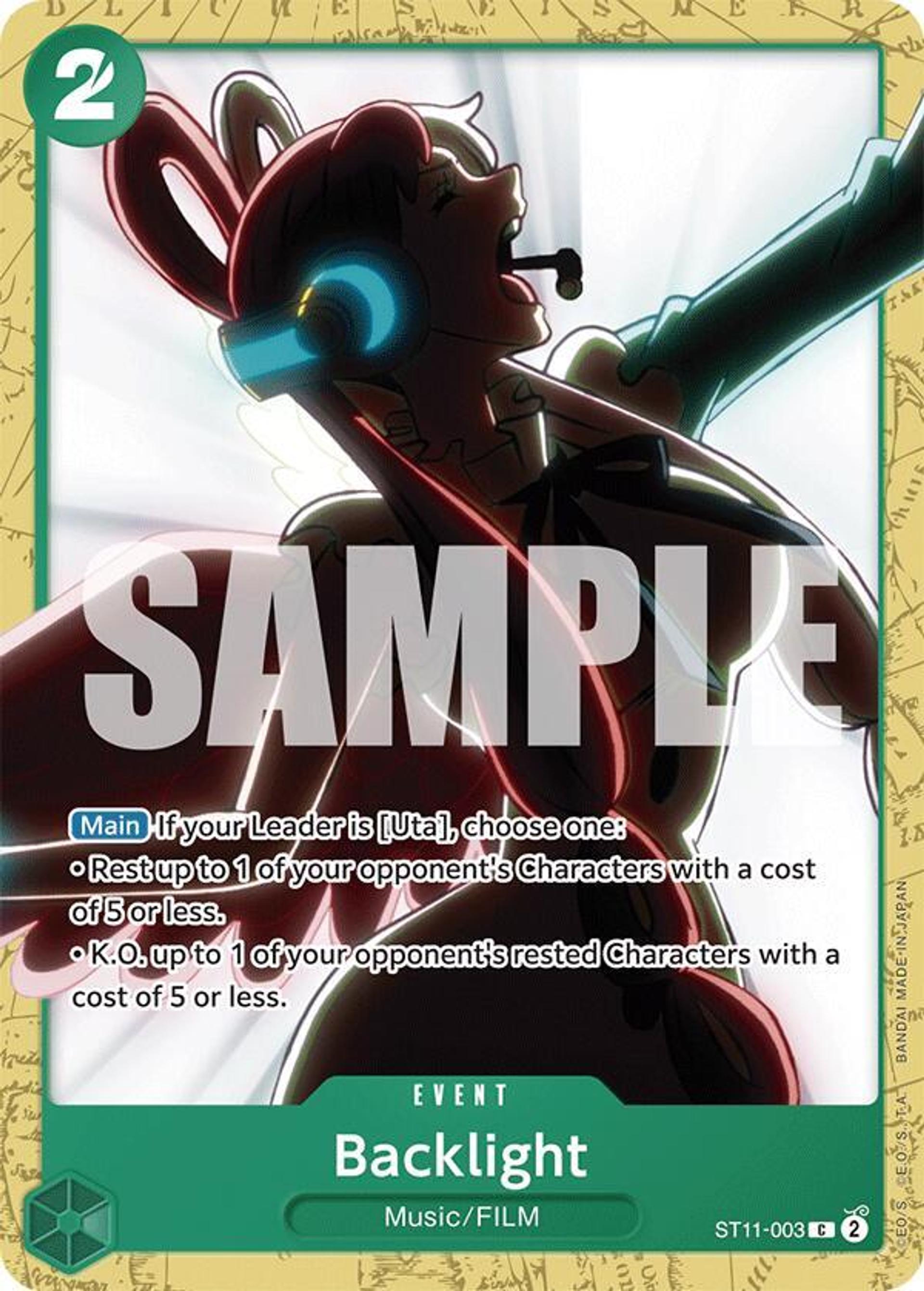 Backlight — Starter Deck 16: GREEN Uta — One Piece Card Game