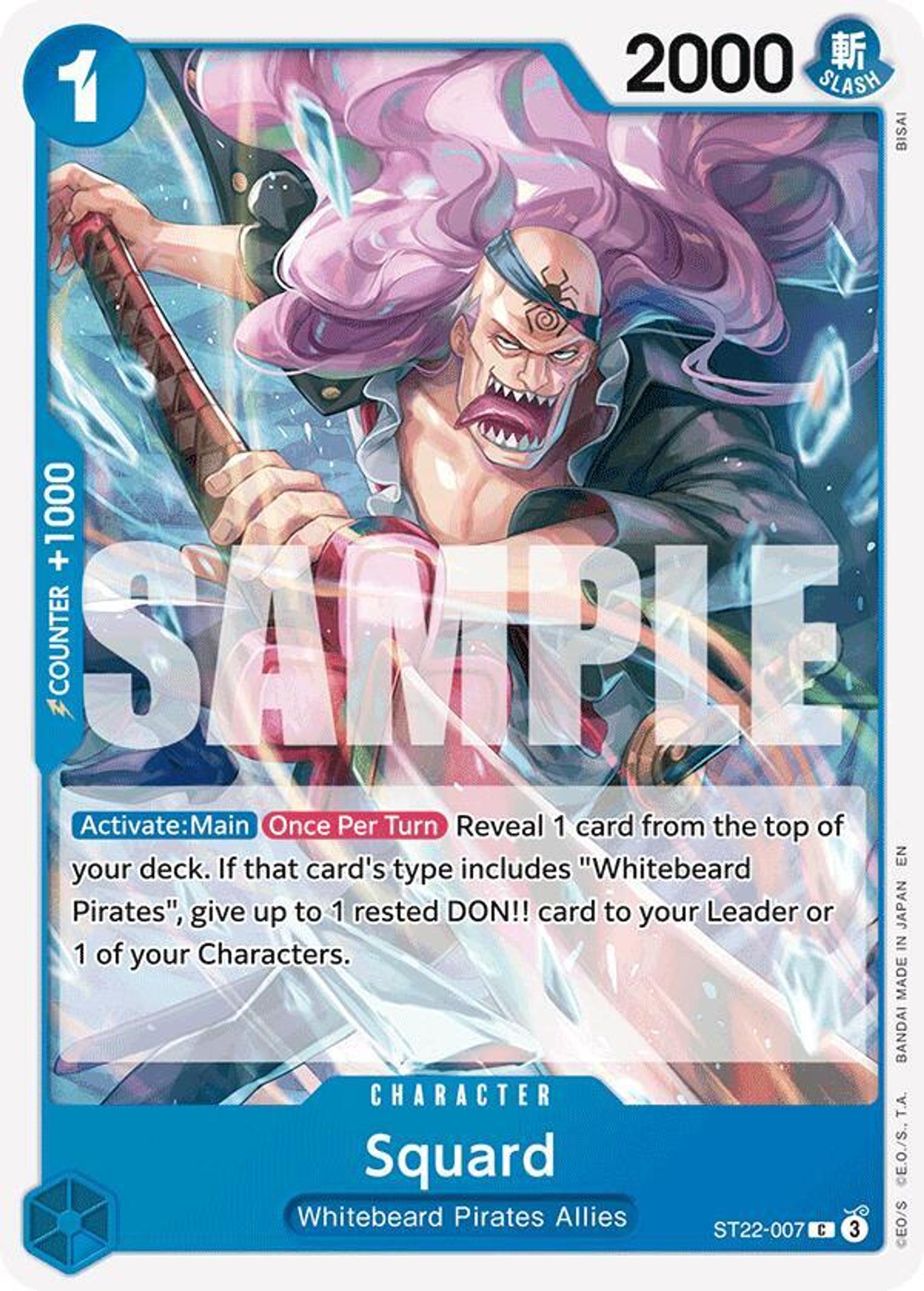 Squard — Starter Deck 22: Ace & Newgate — One Piece Card Game