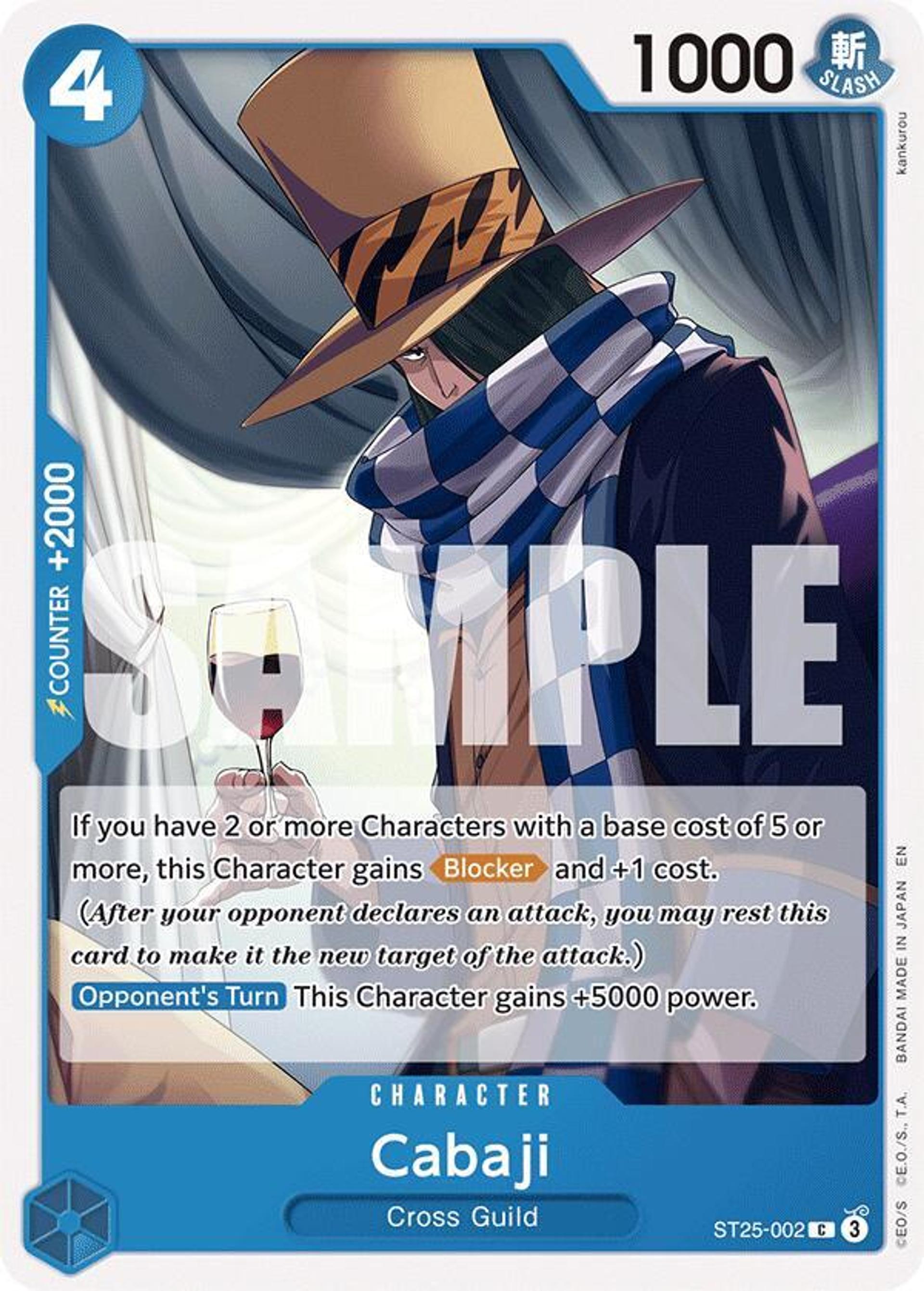 Cabaji — Starter Deck 25: BLUE Buggy — One Piece Card Game