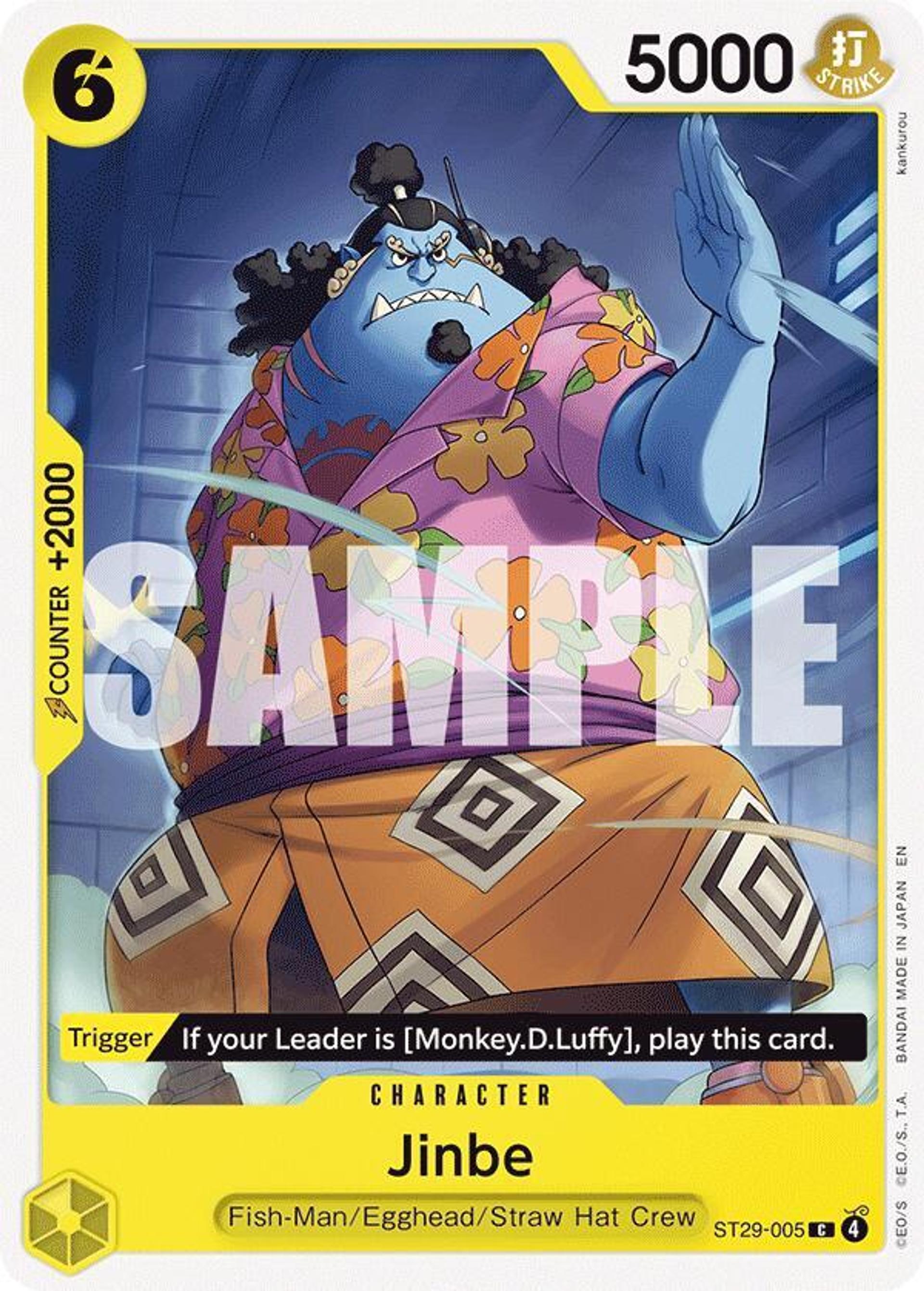 Jinbe — Starter Deck 29: Egghead — One Piece Card Game
