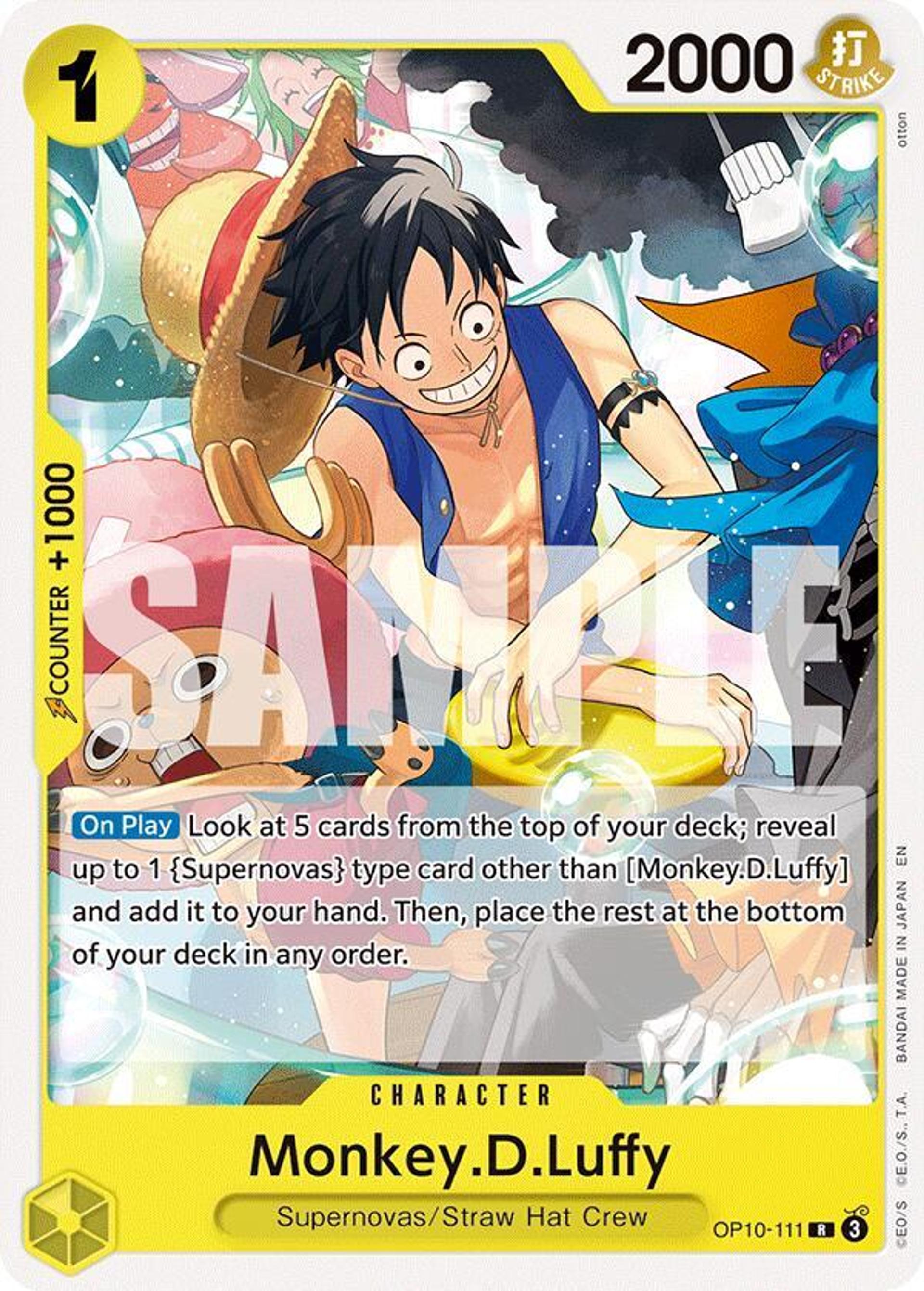Monkey.D.Luffy — Starter Deck 36: YELLOW Eustass"Captain"Kid — One Piece Card Game