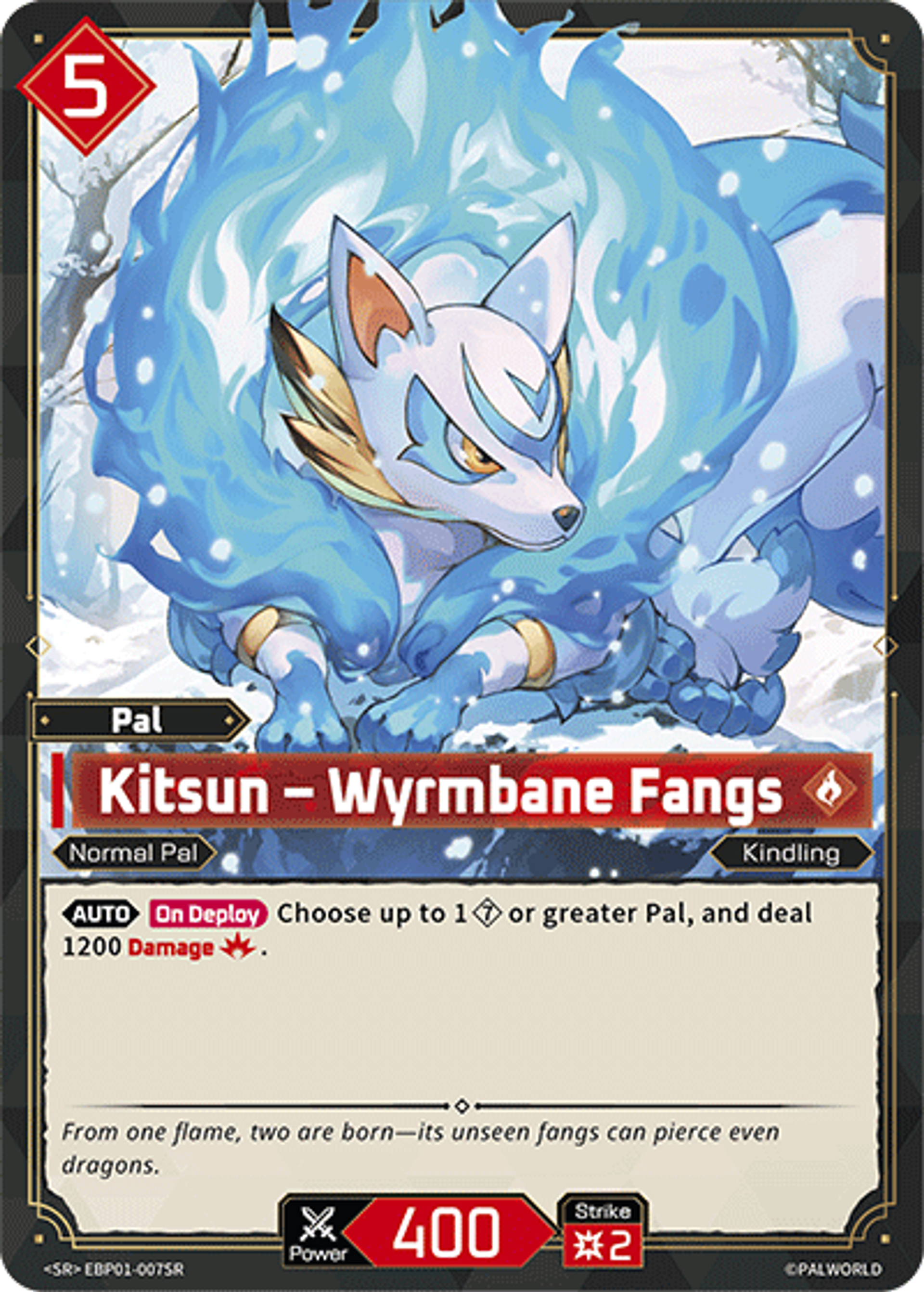 Kitsun – Wyrmbane Fangs — Dawn of Palpagos — Palworld TCG