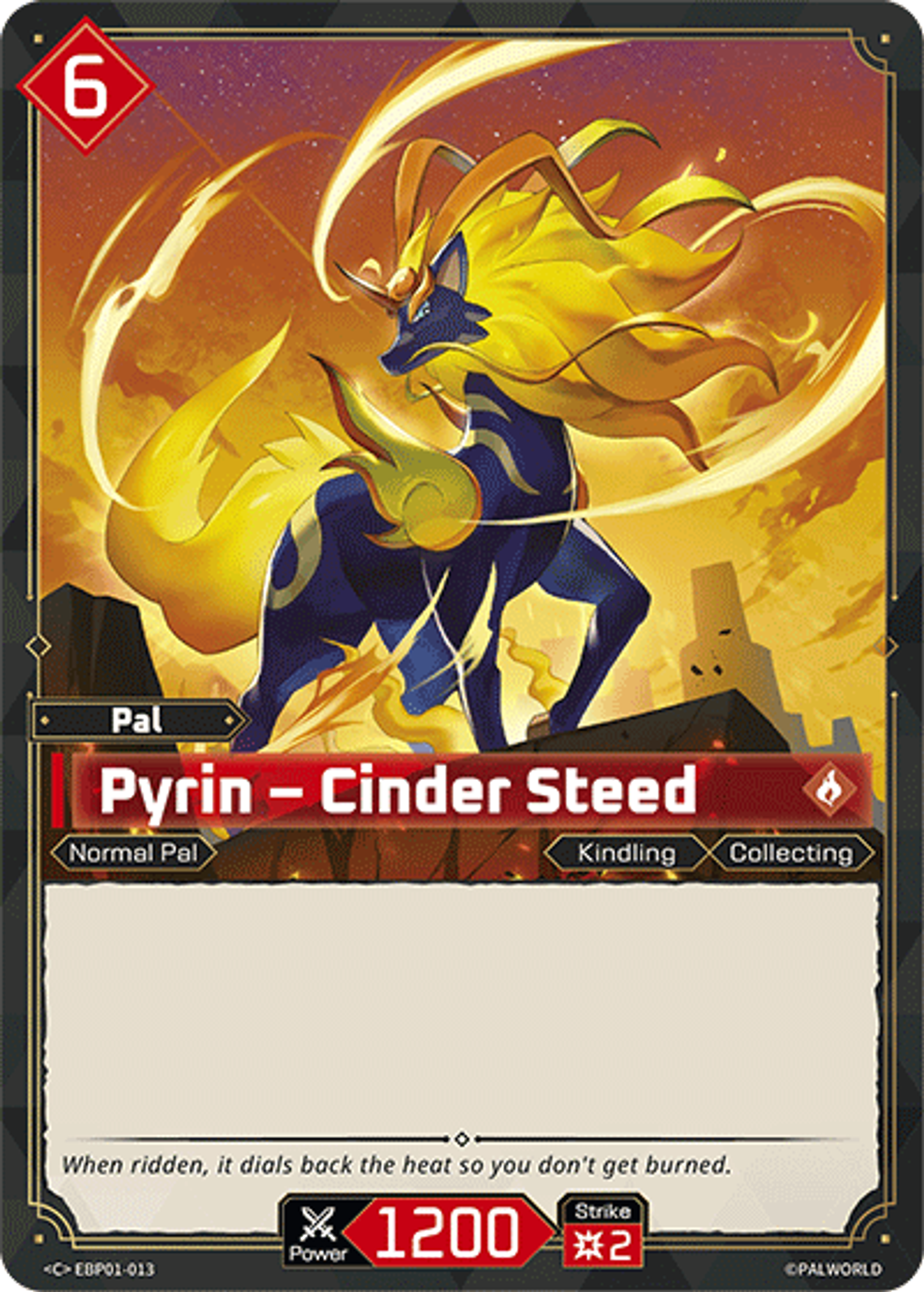 Pyrin – Cinder Steed — Dawn of Palpagos — Palworld TCG