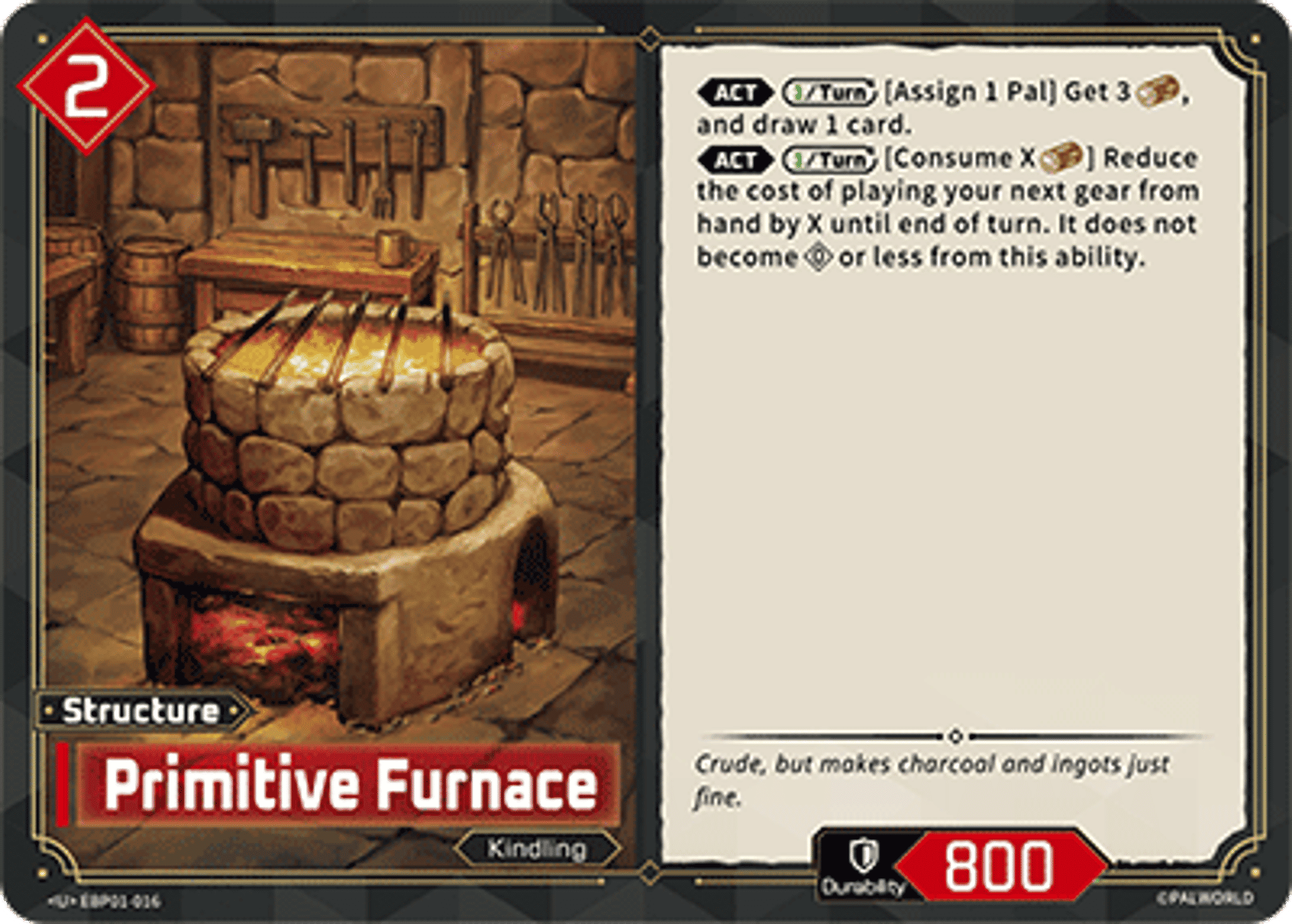 Primitive Furnace — Dawn of Palpagos — Palworld TCG
