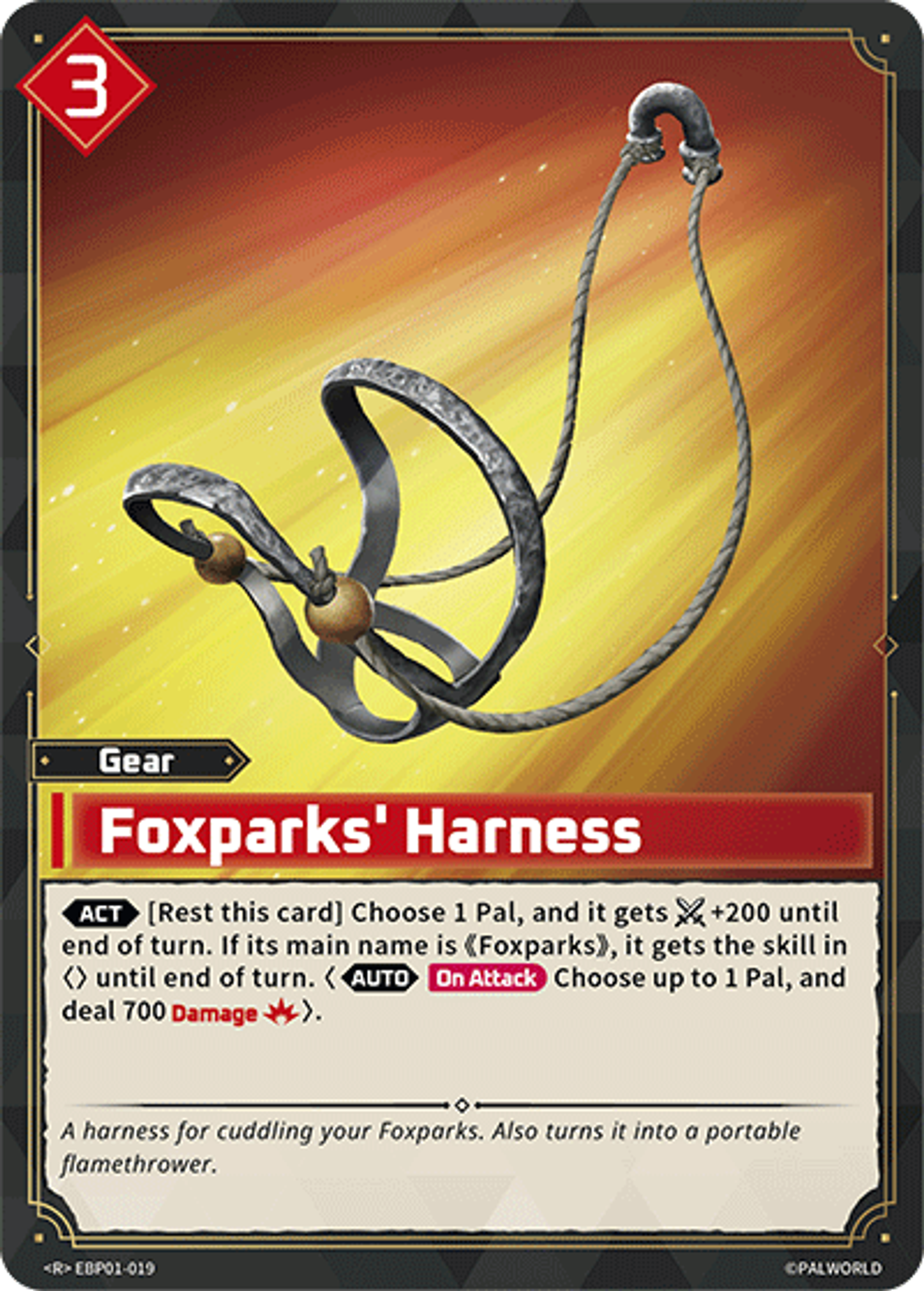 Foxparks' Harness — Dawn of Palpagos — Palworld TCG