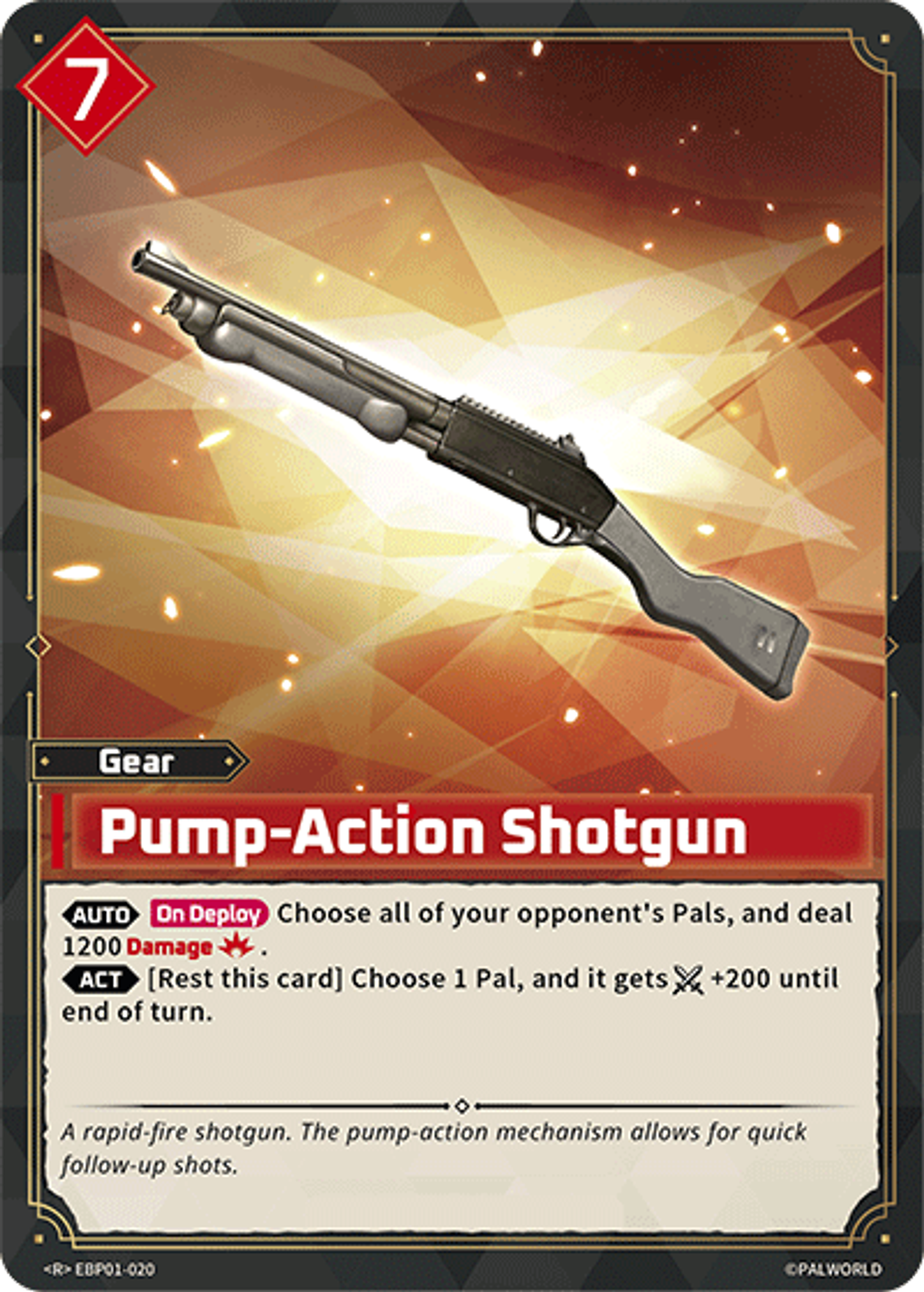Pump-Action Shotgun — Dawn of Palpagos — Palworld TCG