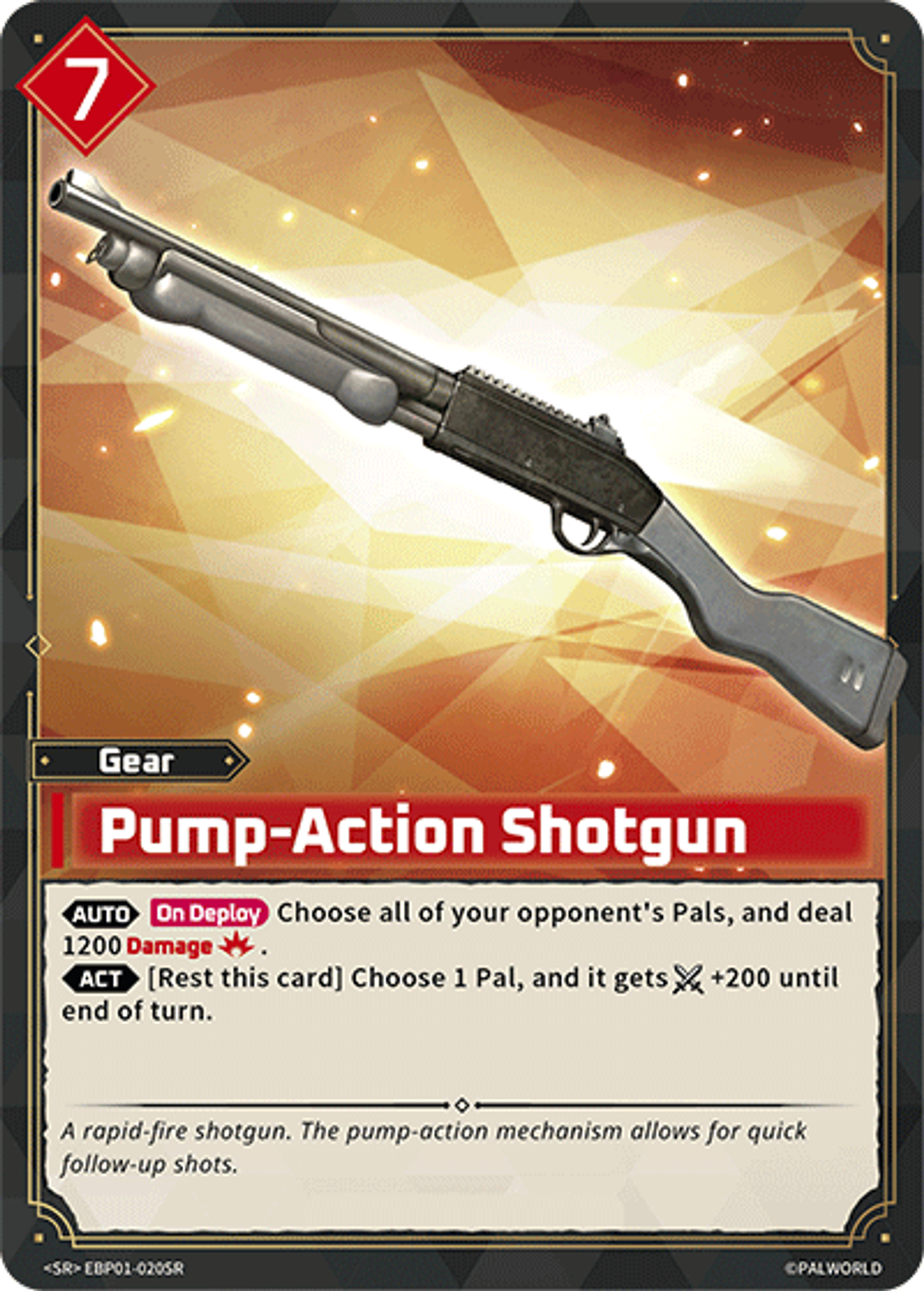 Pump-Action Shotgun — Dawn of Palpagos — Palworld TCG
