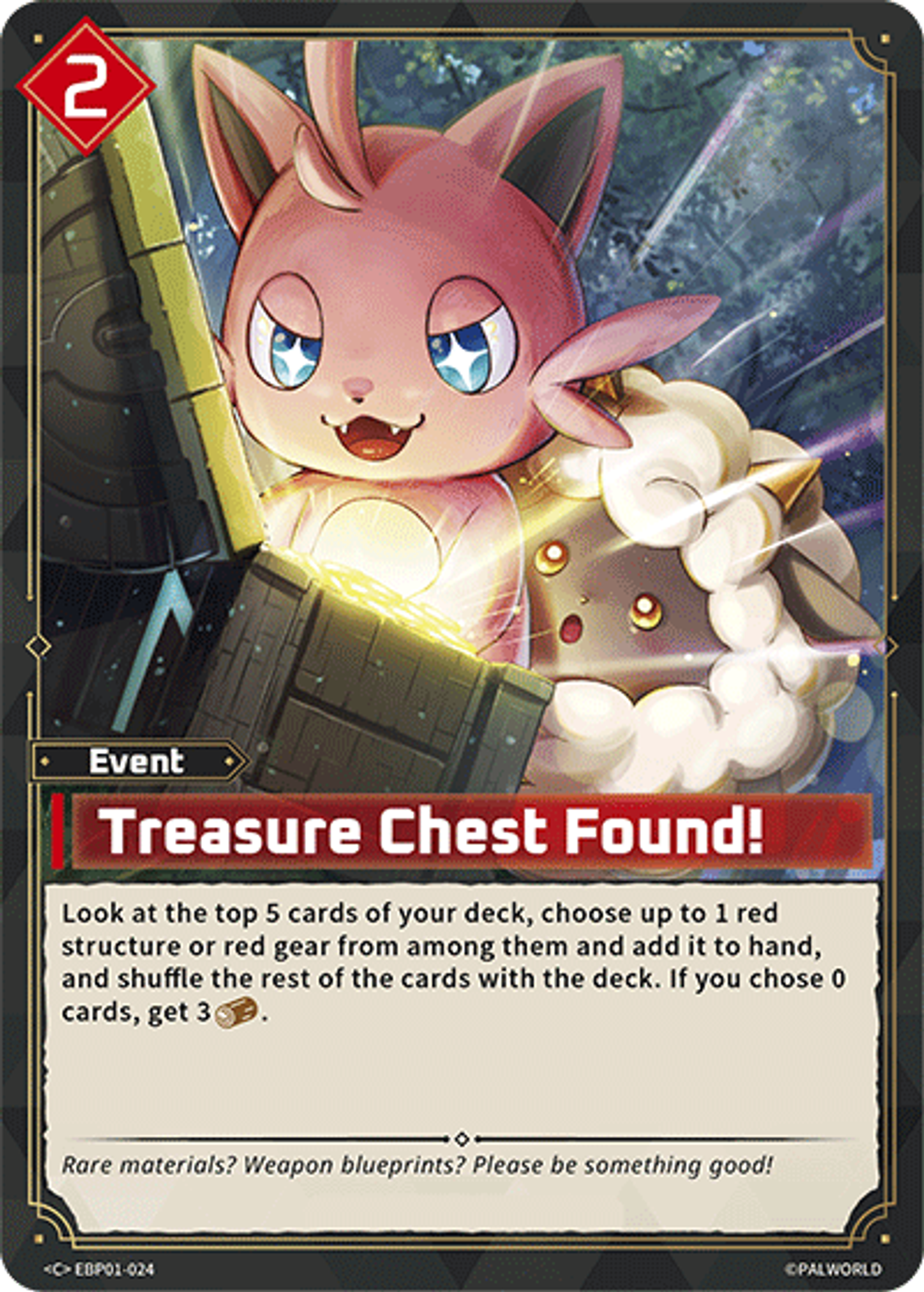 Treasure Chest Found! — Dawn of Palpagos — Palworld TCG