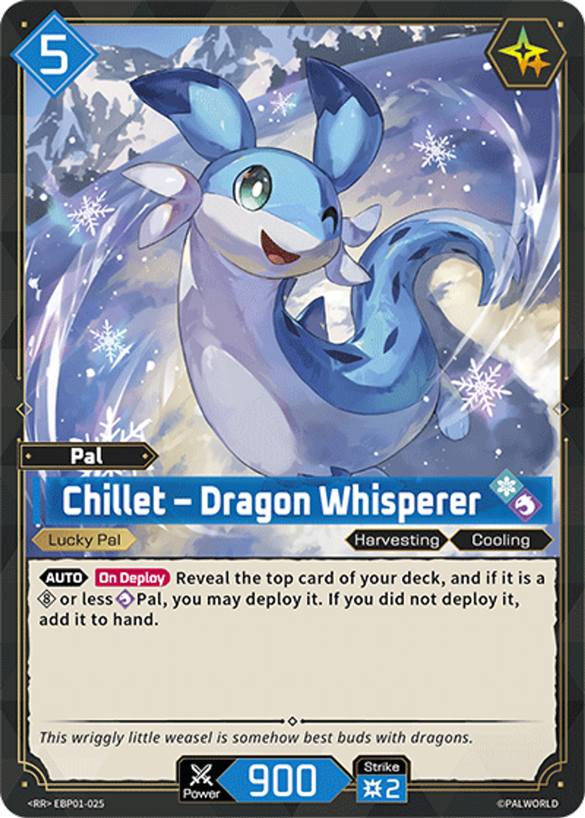 Chillet – Dragon Whisperer — Dawn of Palpagos — Palworld TCG