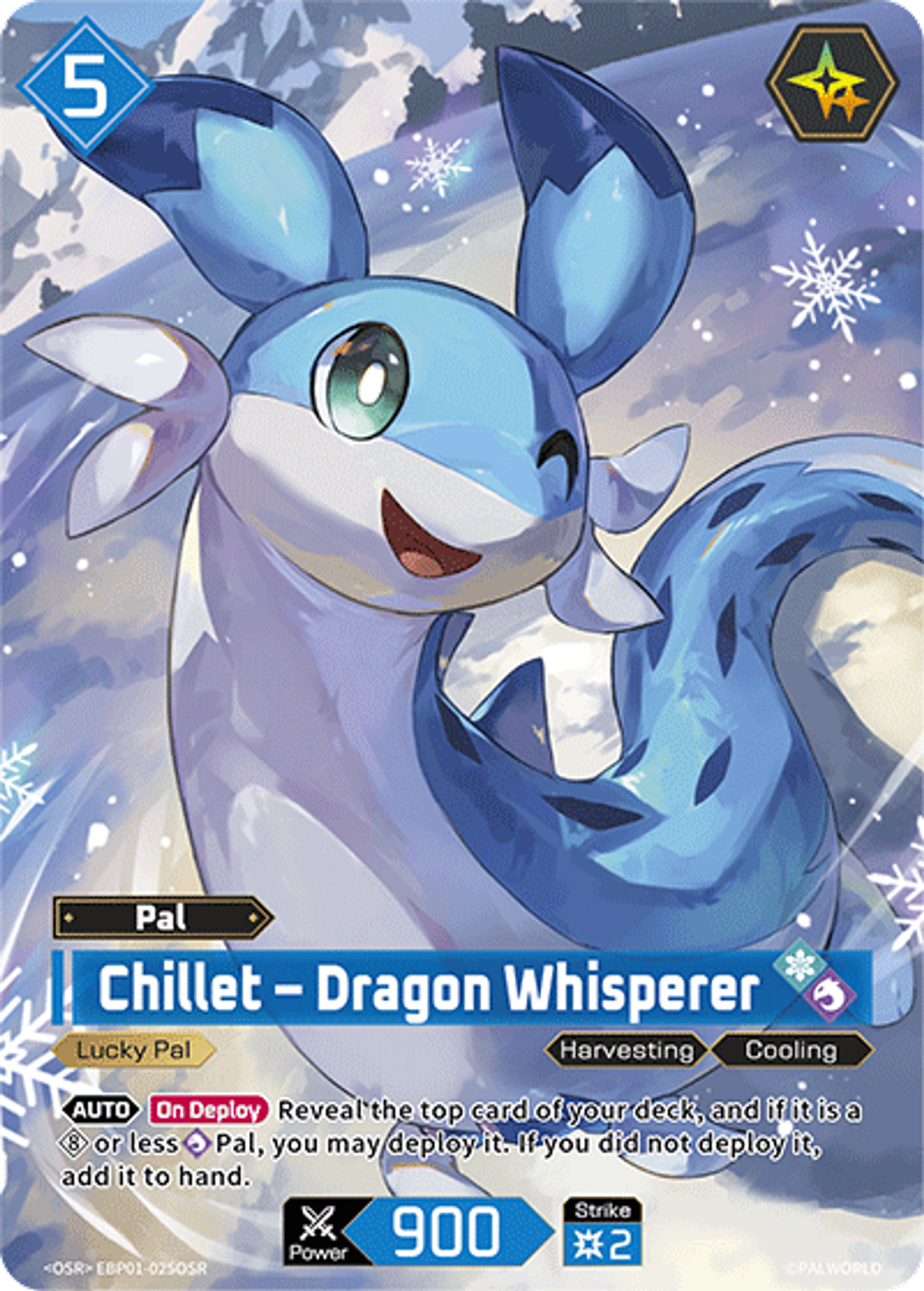 Chillet – Dragon Whisperer — Dawn of Palpagos — Palworld TCG