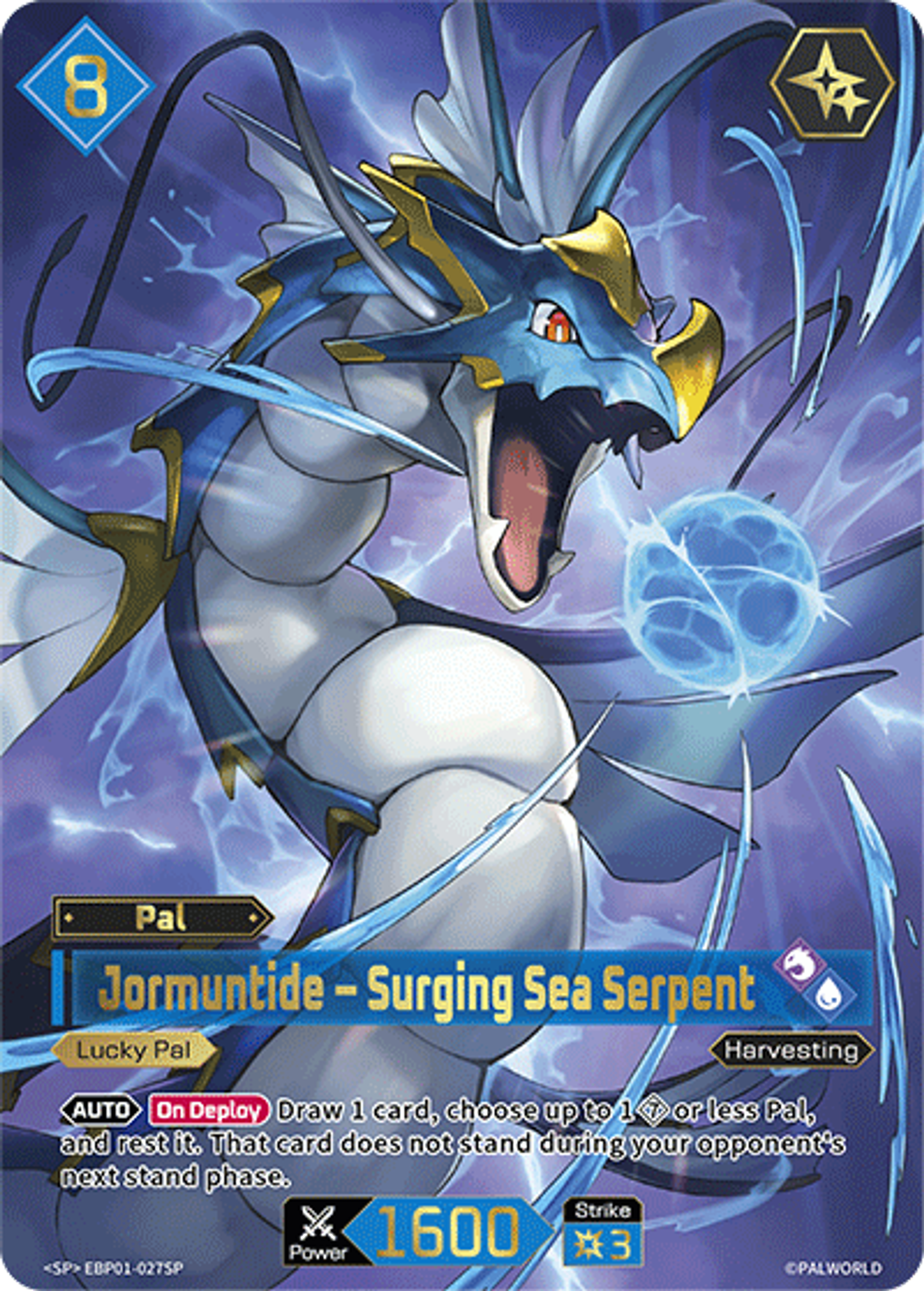 Jormuntide – Surging Sea Serpent — Dawn of Palpagos — Palworld TCG