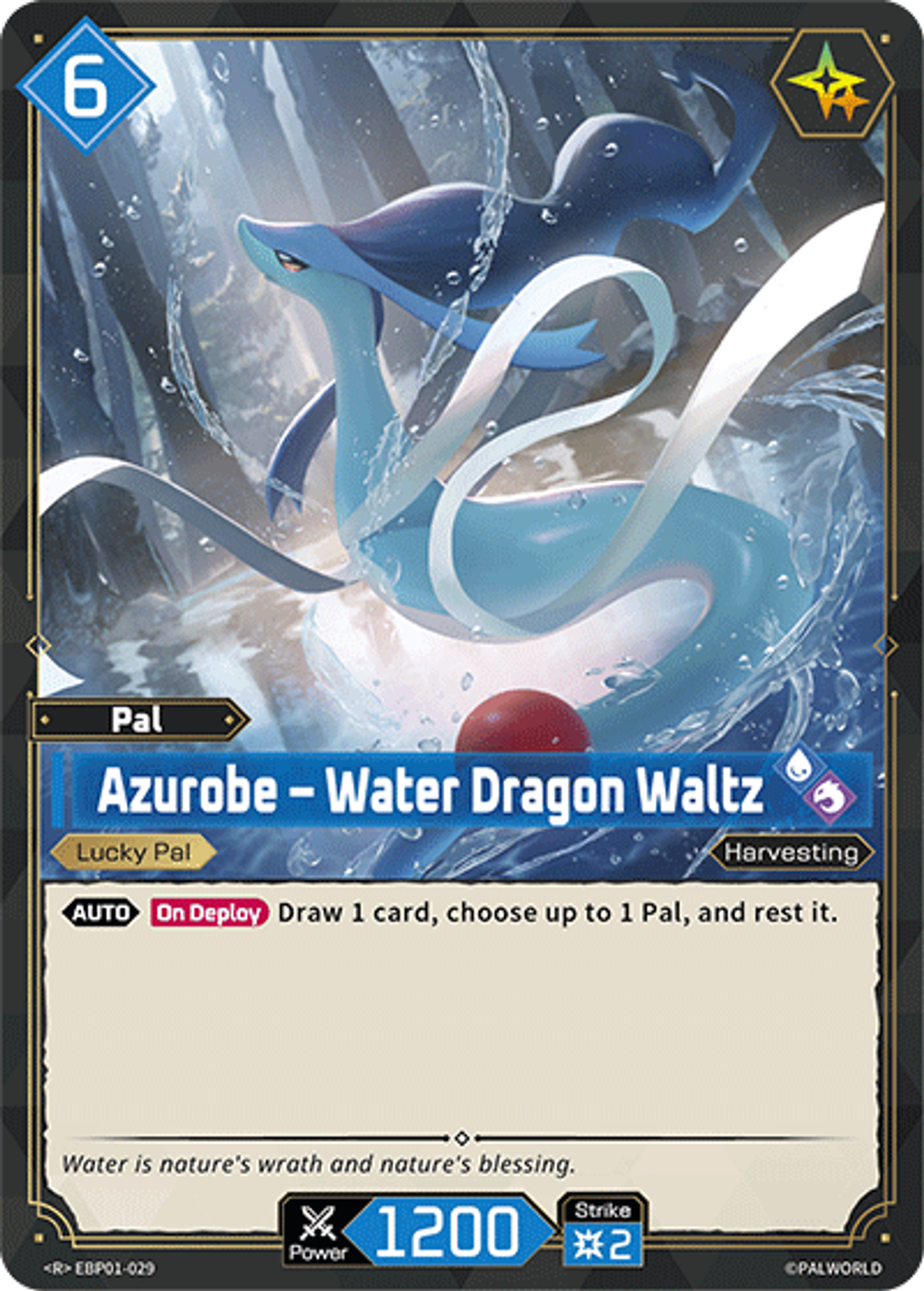 Azurobe – Water Dragon Waltz — Dawn of Palpagos — Palworld TCG
