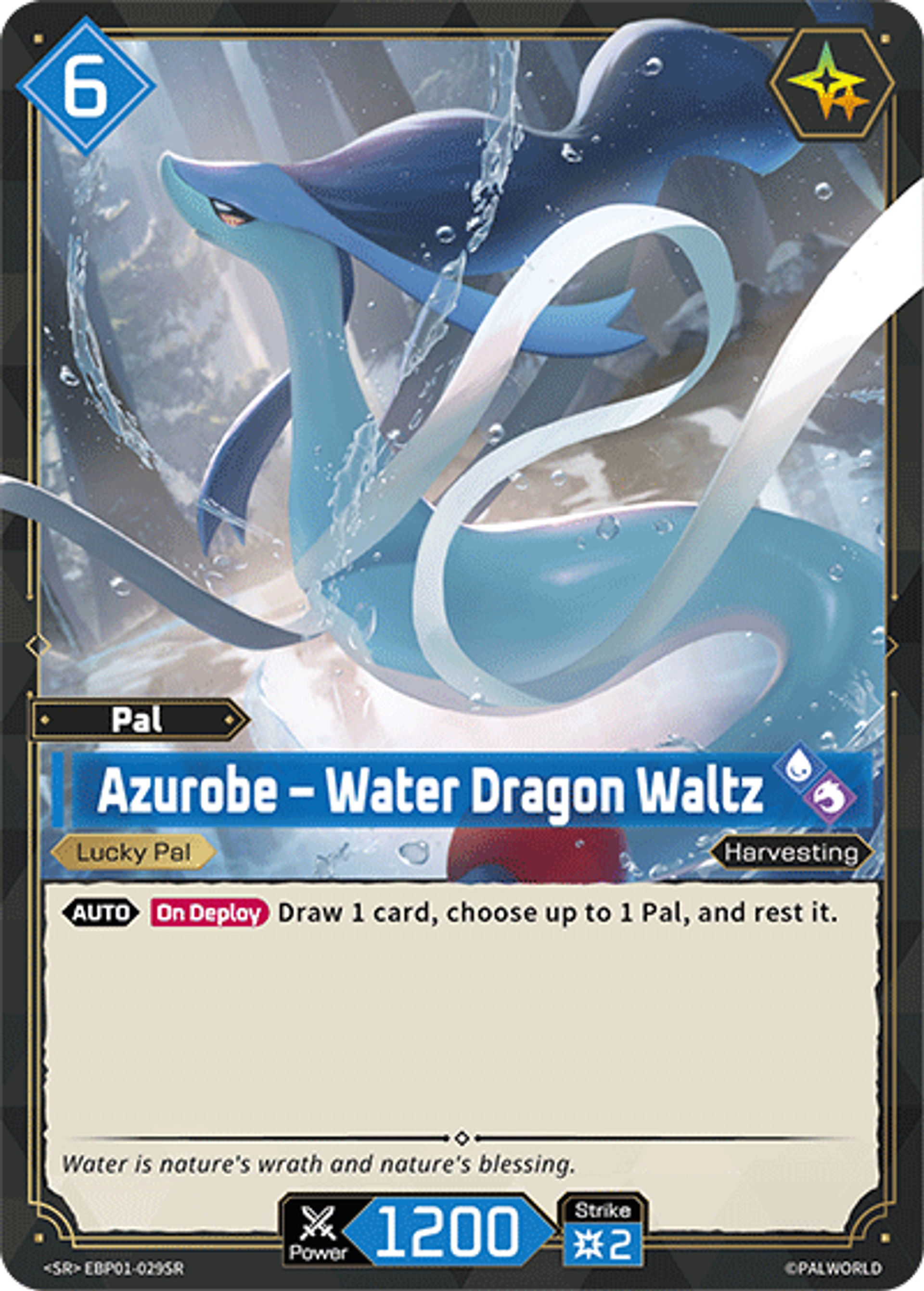 Azurobe – Water Dragon Waltz — Dawn of Palpagos — Palworld TCG