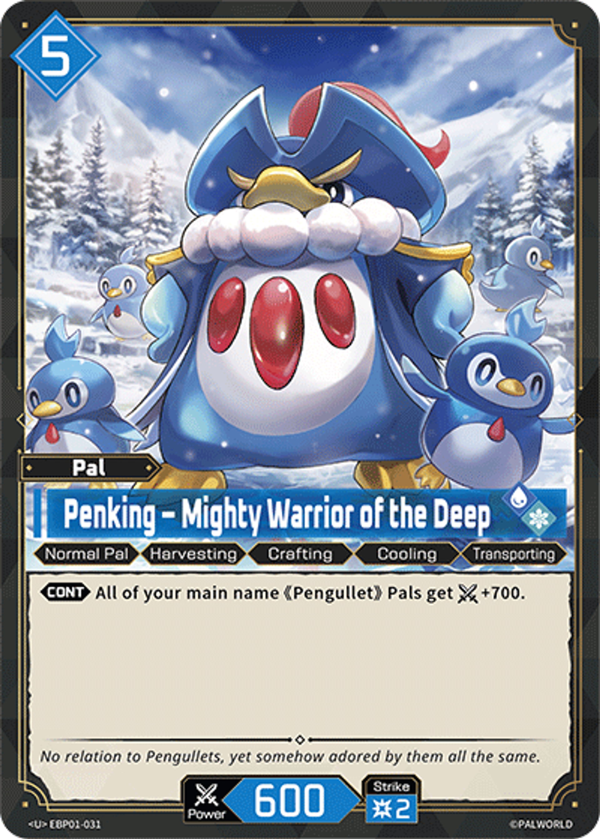 Penking – Mighty Warrior of the Deep — Dawn of Palpagos — Palworld TCG