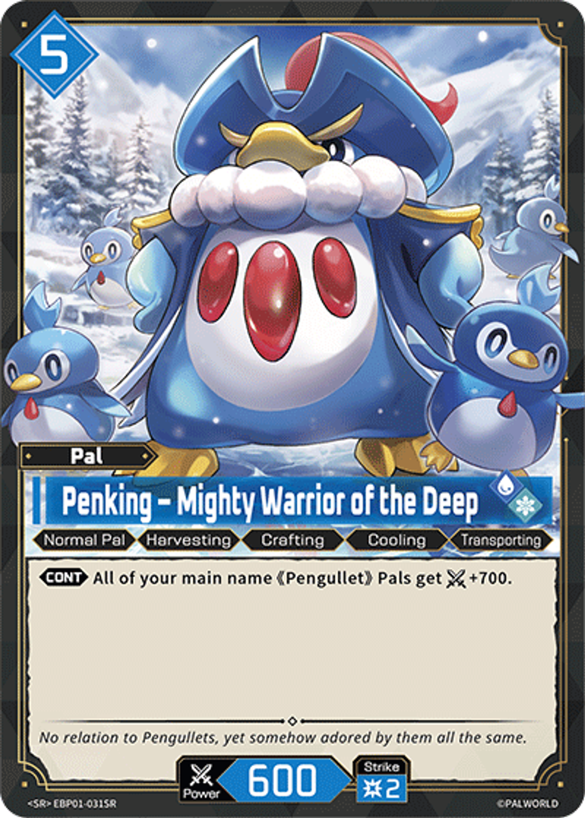 Penking – Mighty Warrior of the Deep — Dawn of Palpagos — Palworld TCG