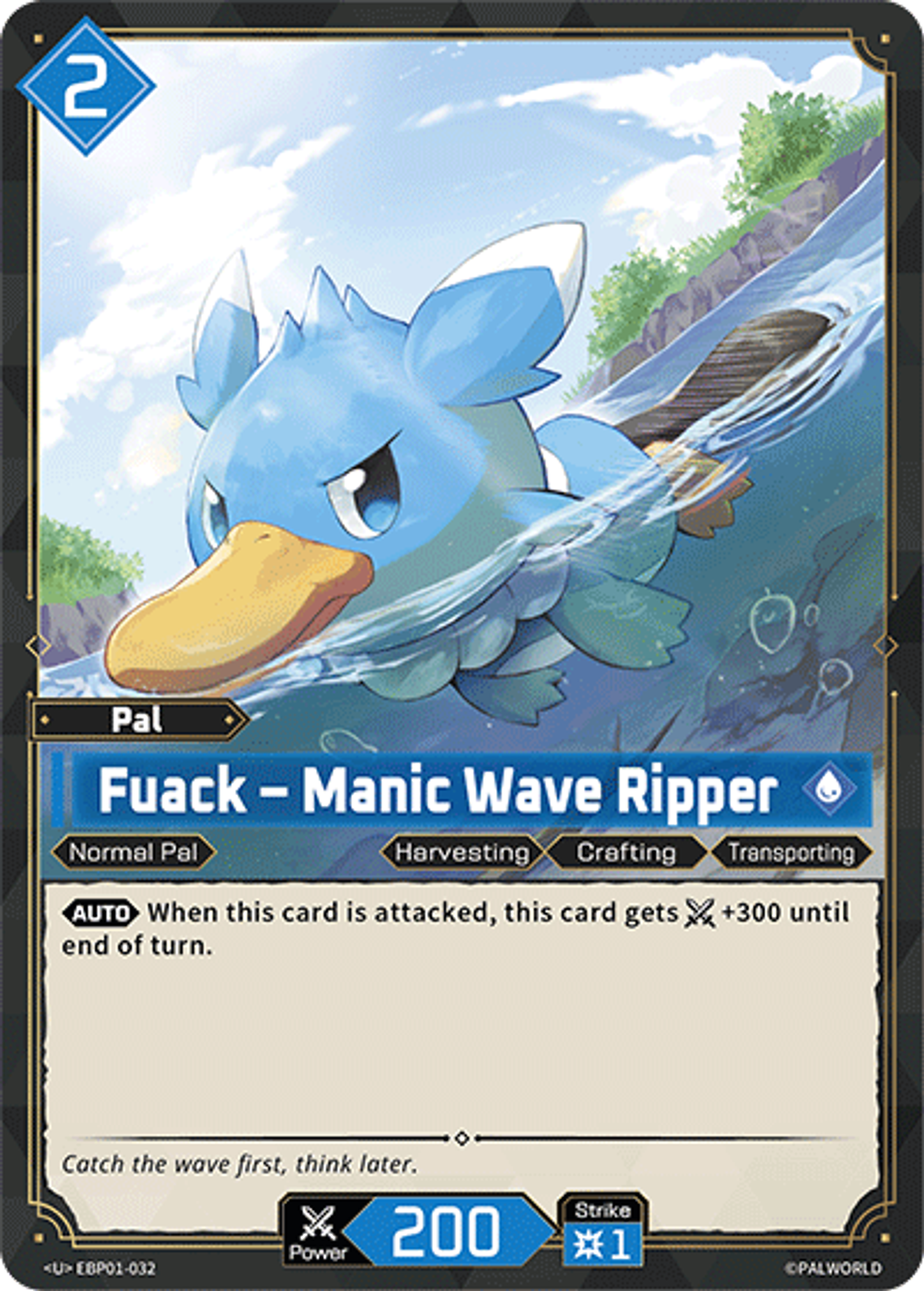 Fuack – Manic Wave Ripper — Dawn of Palpagos — Palworld TCG