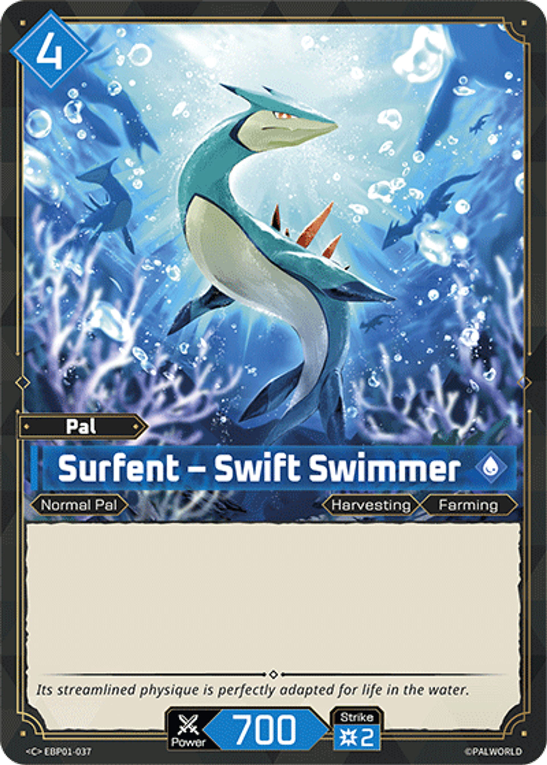 Surfent – Swift Swimmer — Dawn of Palpagos — Palworld TCG