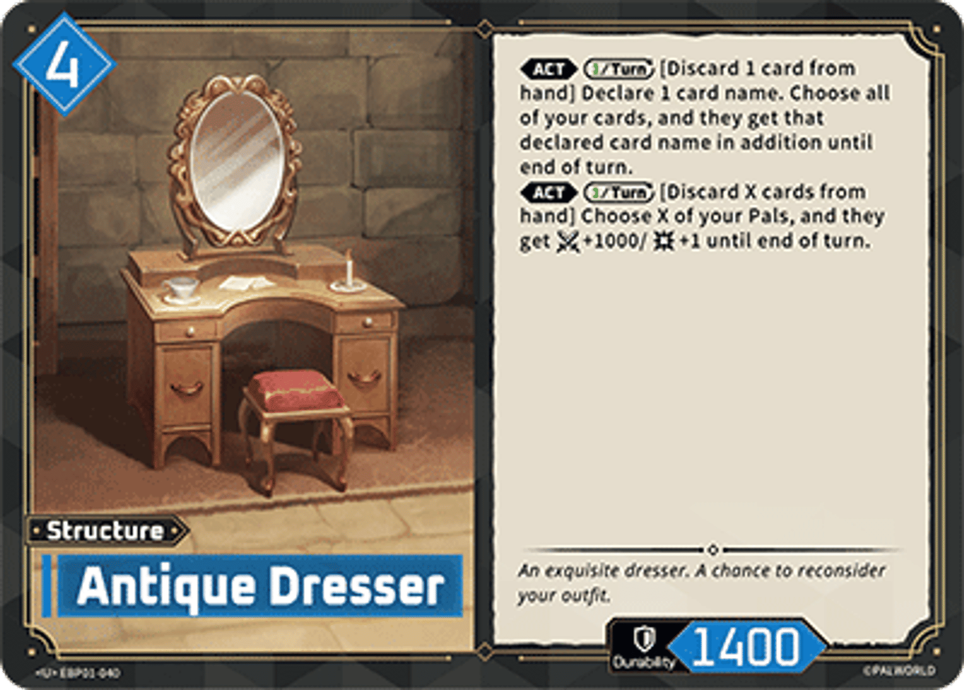 Antique Dresser — Dawn of Palpagos — Palworld TCG