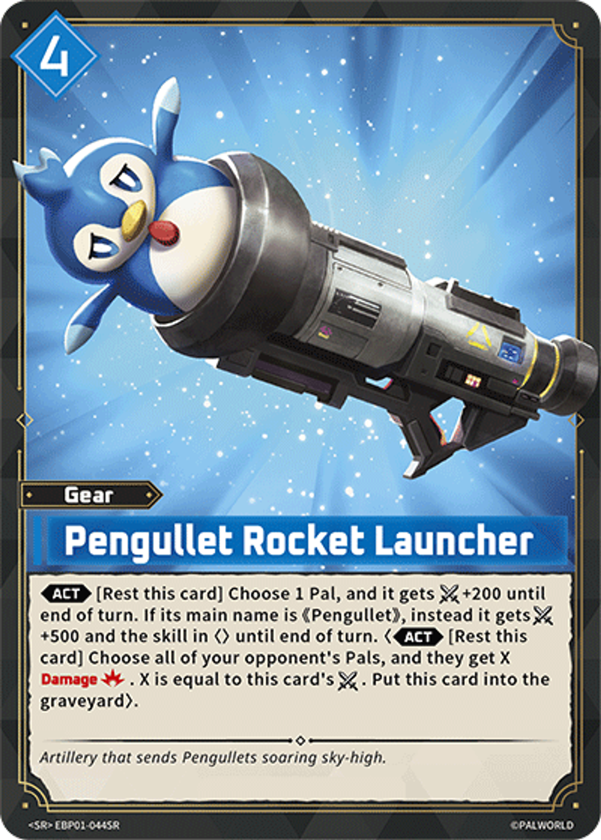 Pengullet Rocket Launcher — Dawn of Palpagos — Palworld TCG