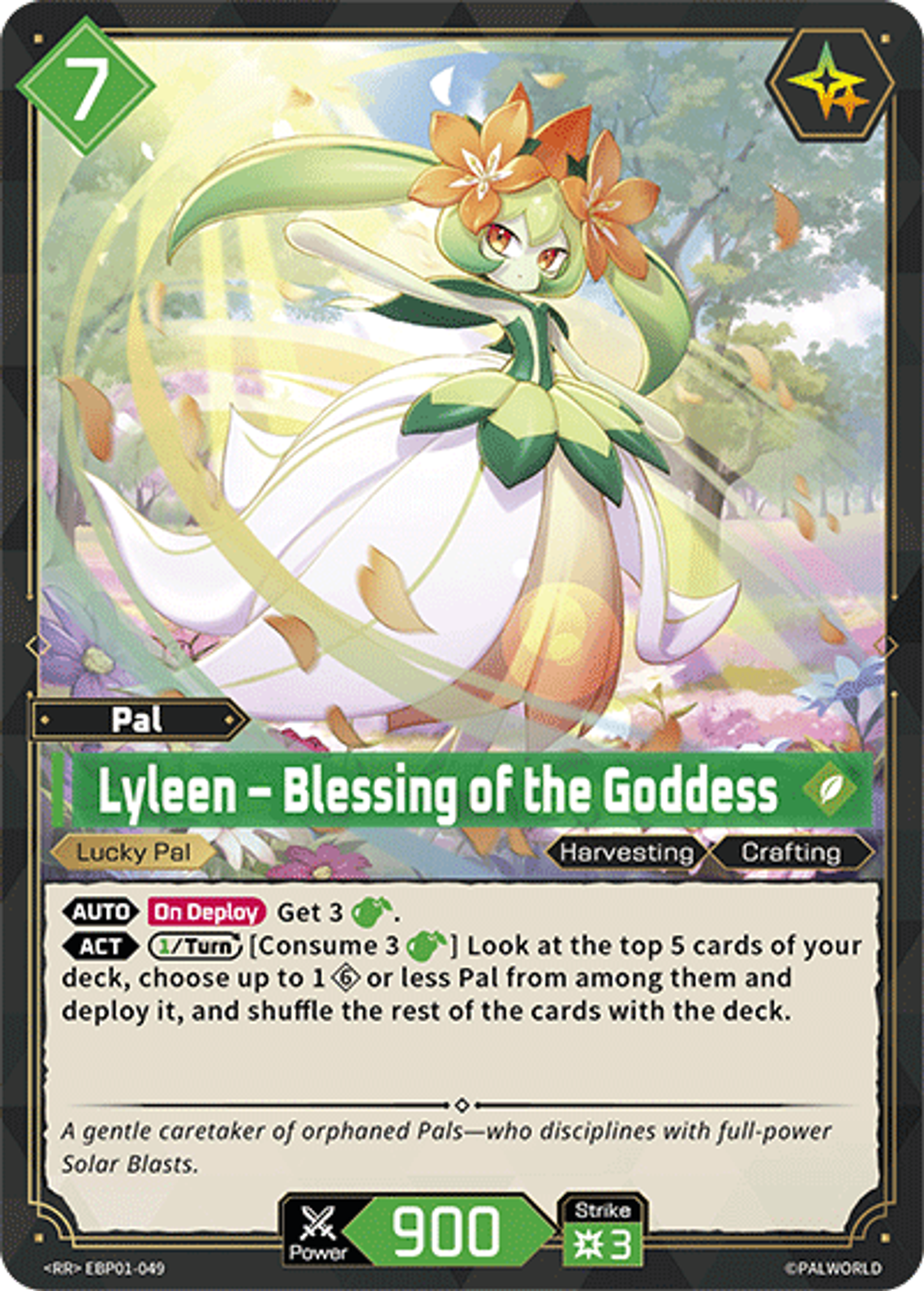 Lyleen – Blessing of the Goddess — Dawn of Palpagos — Palworld TCG