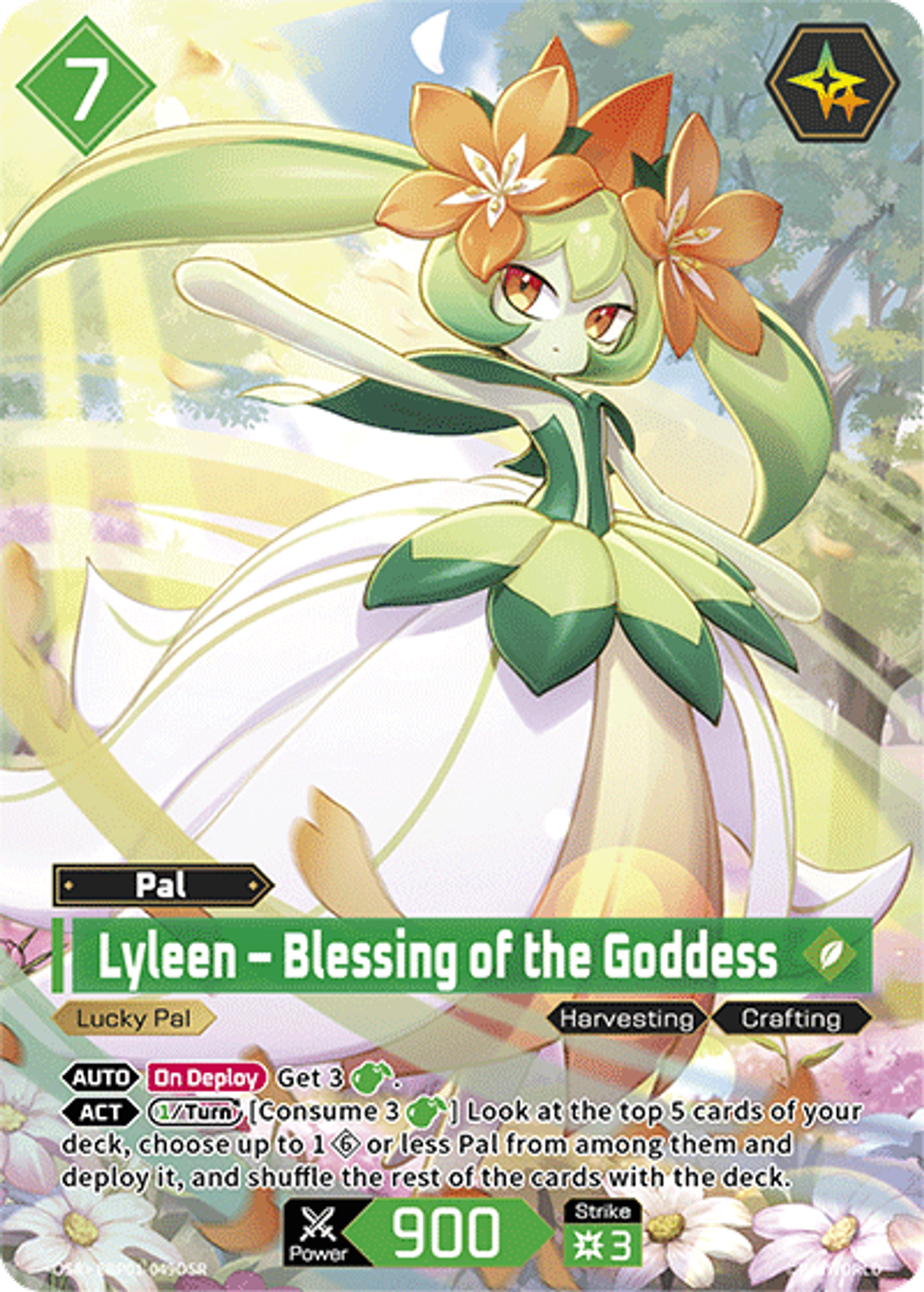 Lyleen – Blessing of the Goddess — Dawn of Palpagos — Palworld TCG