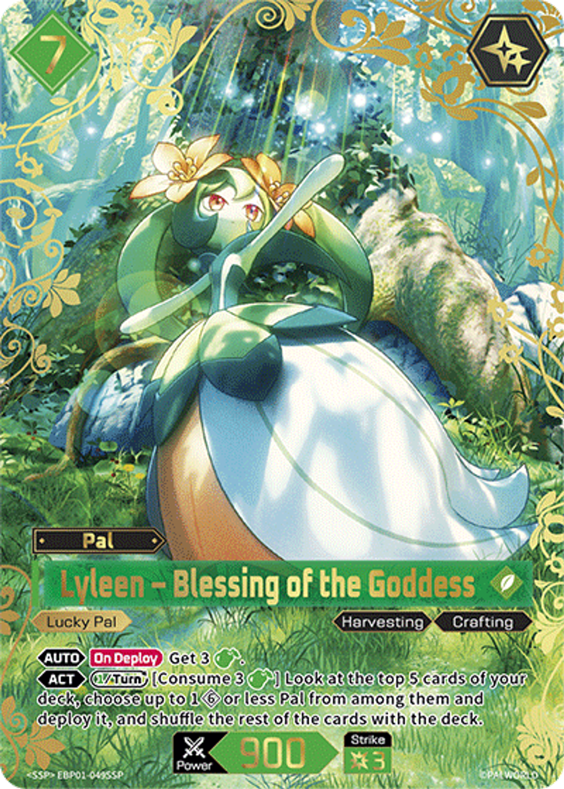 Lyleen – Blessing of the Goddess — Dawn of Palpagos — Palworld TCG