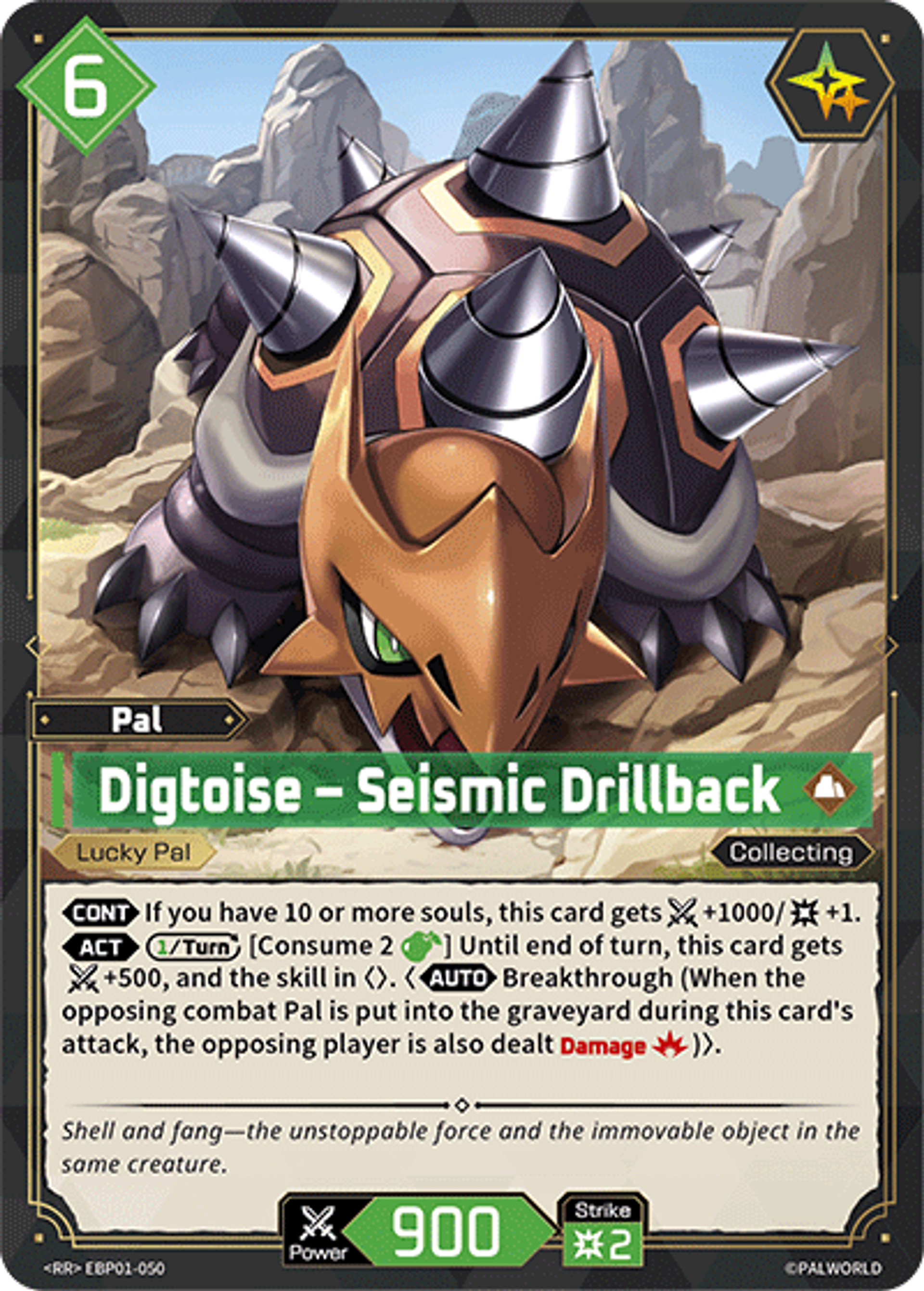 Digtoise – Seismic Drillback — Dawn of Palpagos — Palworld TCG