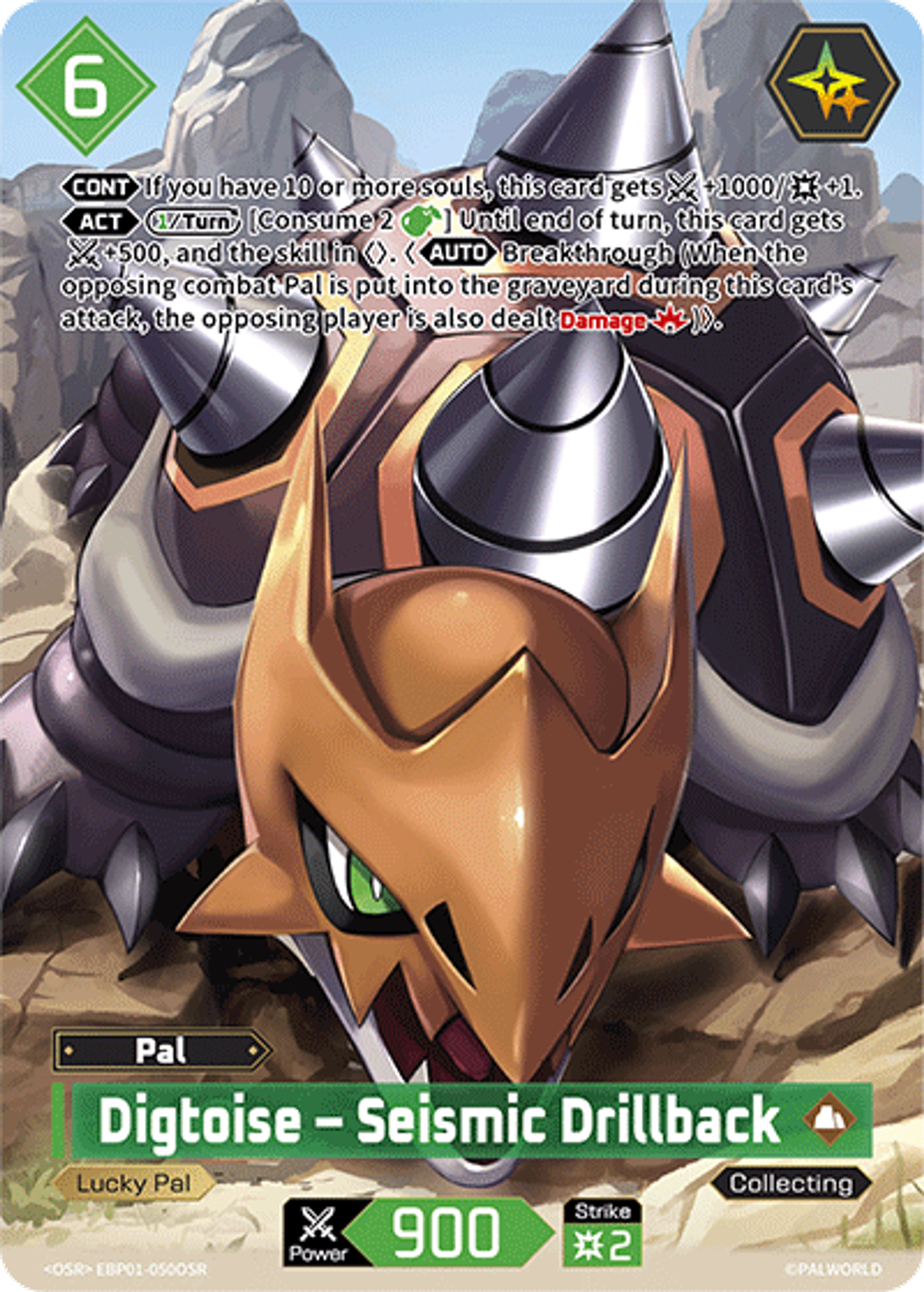 Digtoise – Seismic Drillback — Dawn of Palpagos — Palworld TCG