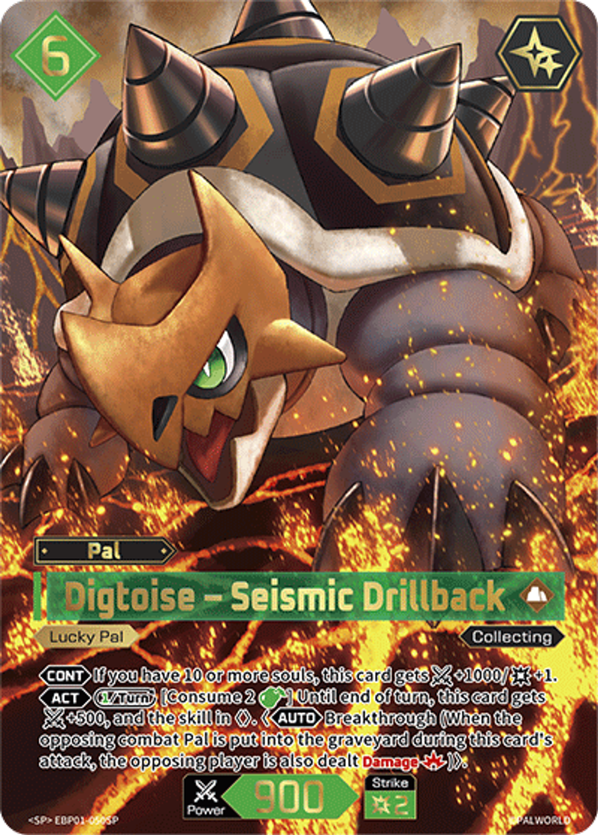 Digtoise – Seismic Drillback — Dawn of Palpagos — Palworld TCG