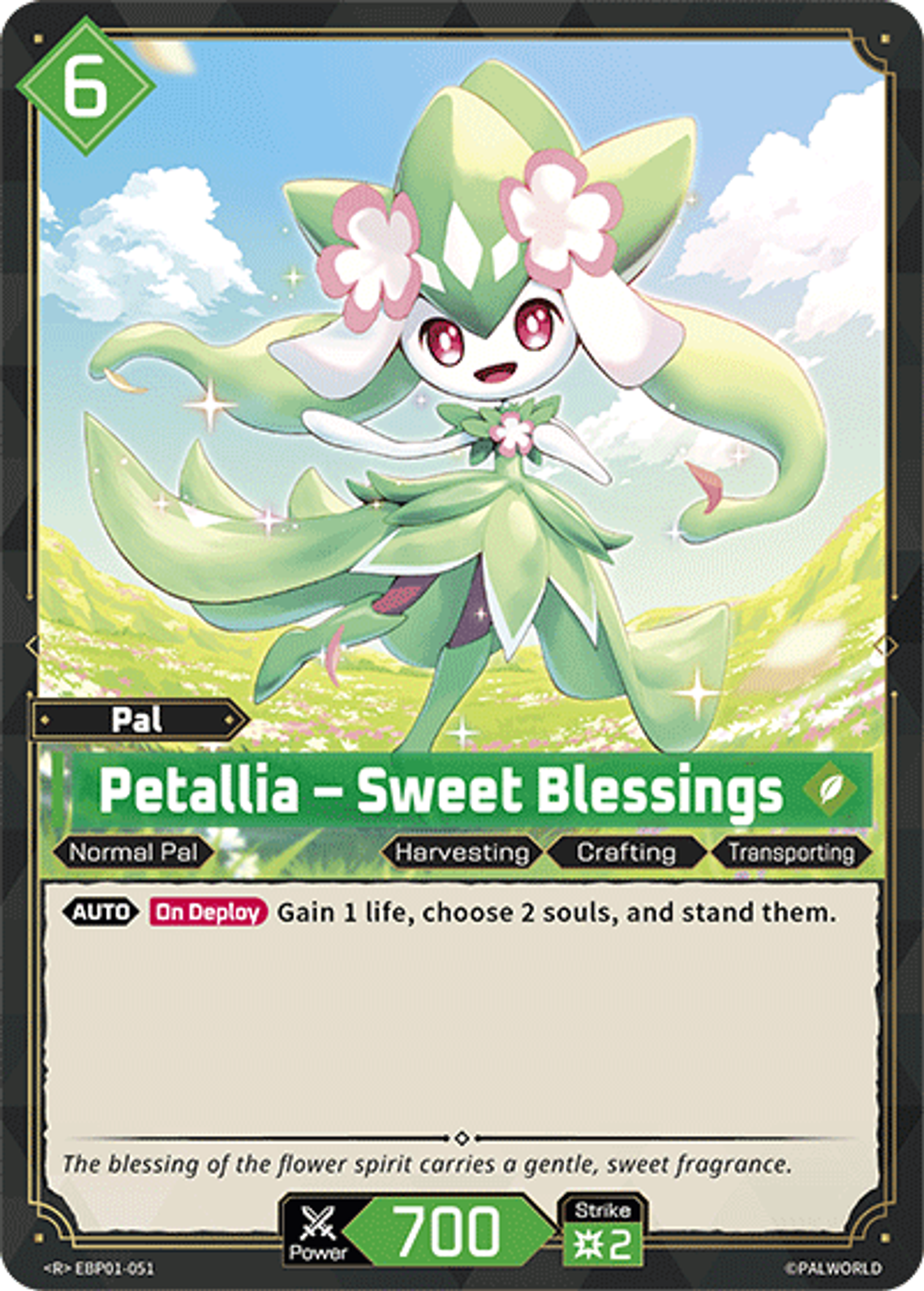 Petallia – Sweet Blessings — Dawn of Palpagos — Palworld TCG