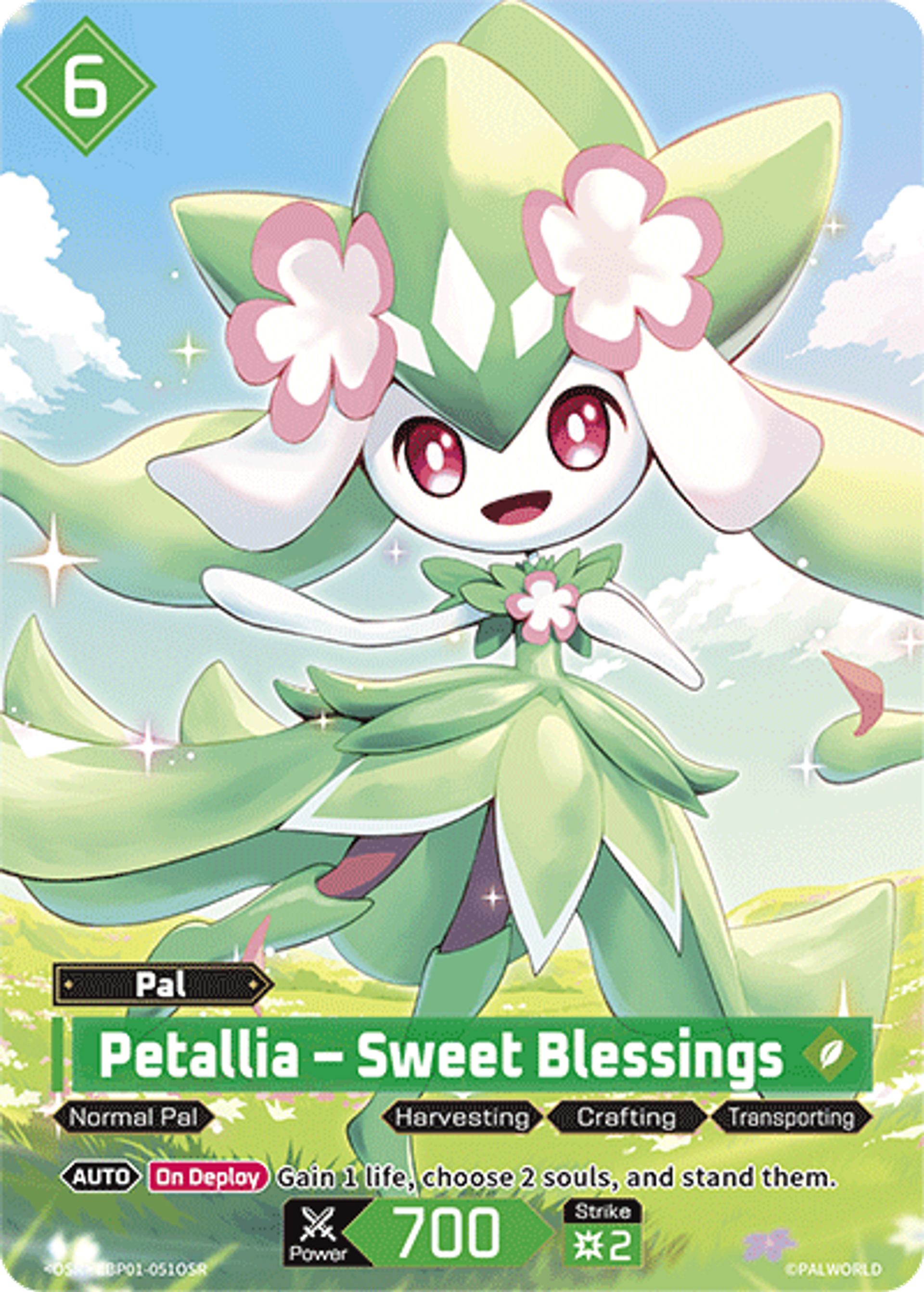 Petallia – Sweet Blessings — Dawn of Palpagos — Palworld TCG
